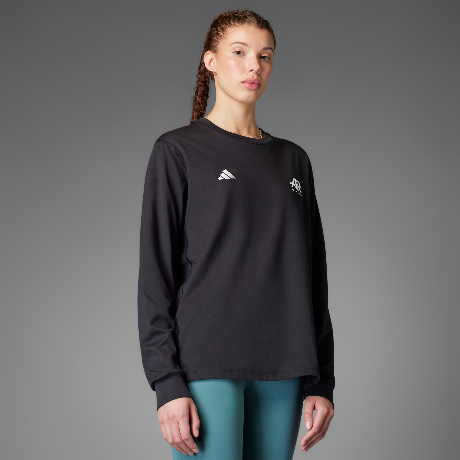 ★★Adairs★★ Runner's Long Sleeve Tee Gender Neutral JC736 Clothing - Runners Long Sleeve Tee (Gender Neutral) - Black