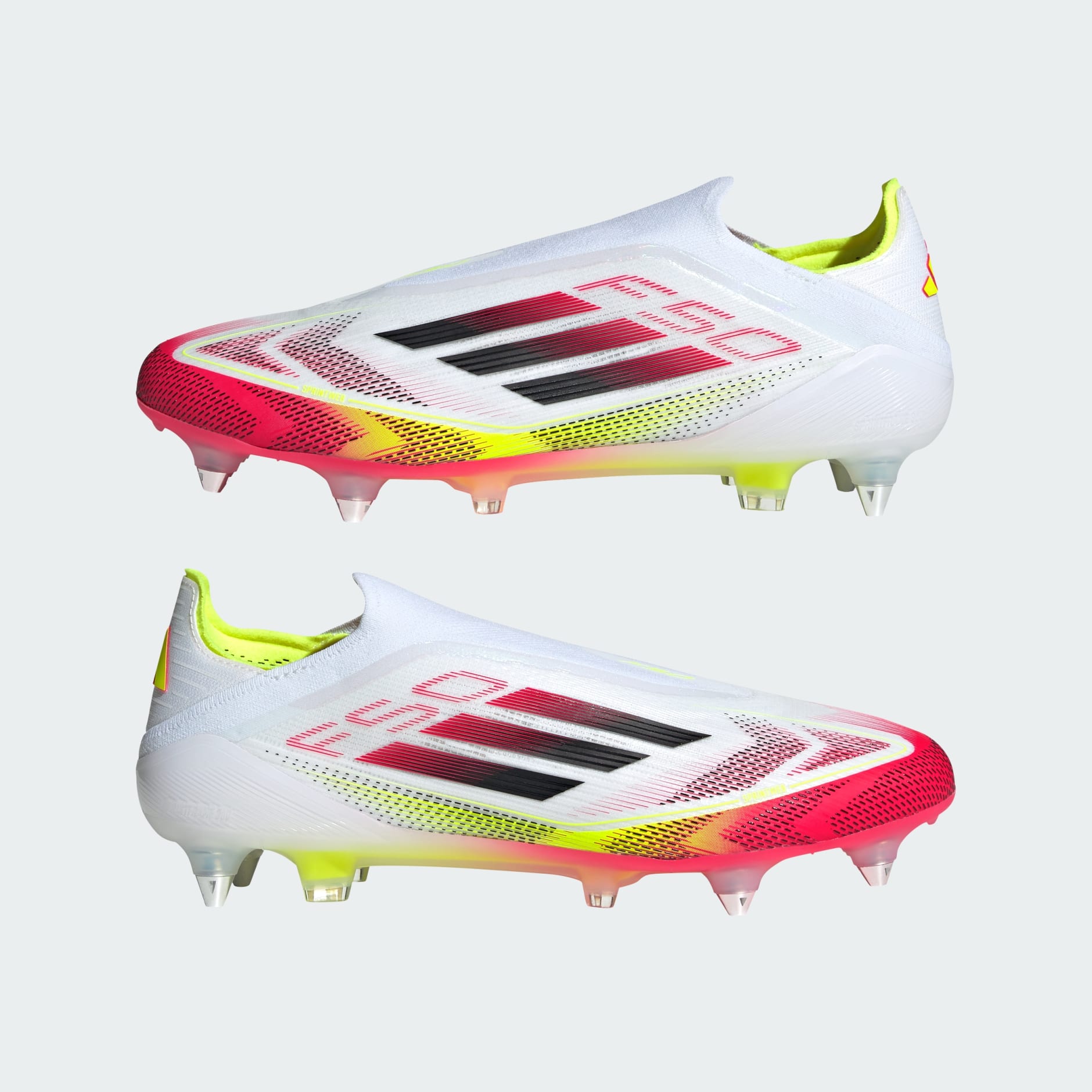 Ghete F50 Elite fără șireturi, pentru teren moale