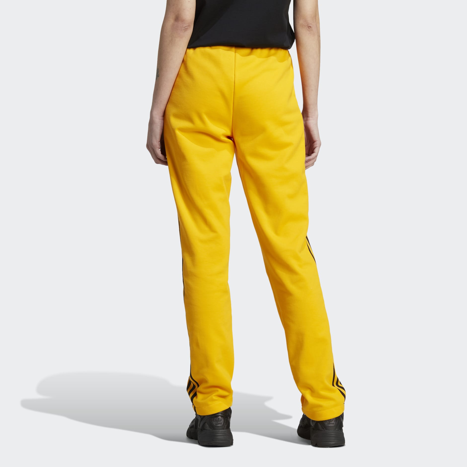 Chenille Loose Track Pants - Yellow/Off White – Feature
