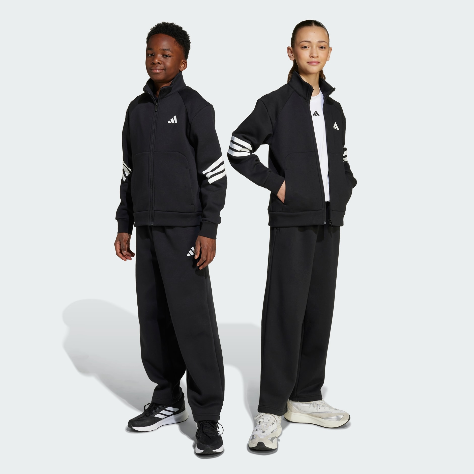 adidas Future Icons 3-Stripes Half-Zip Tracksuit Kids