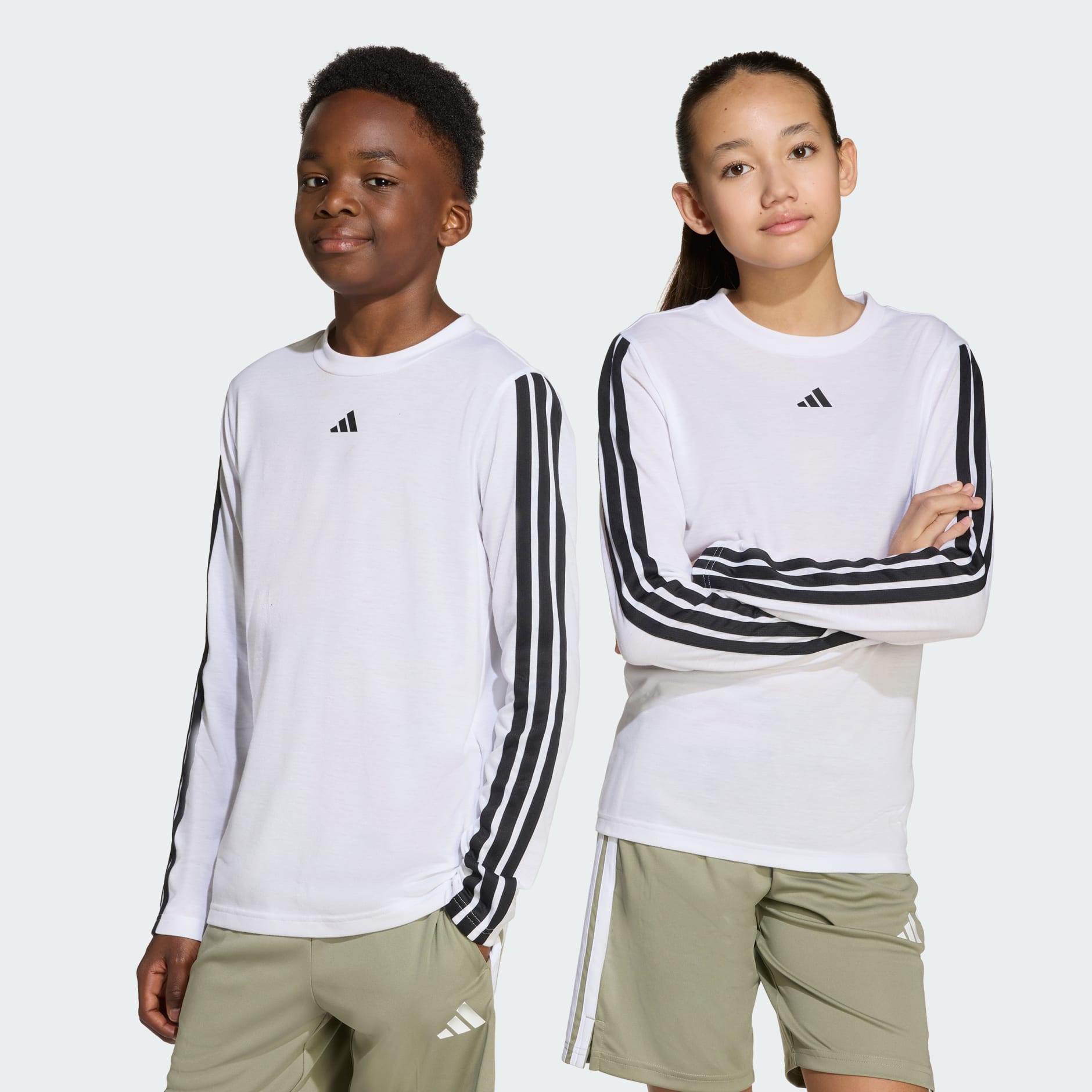 Tricou de antrenament Essentials cu m&acirc;necă lungă pentru copii