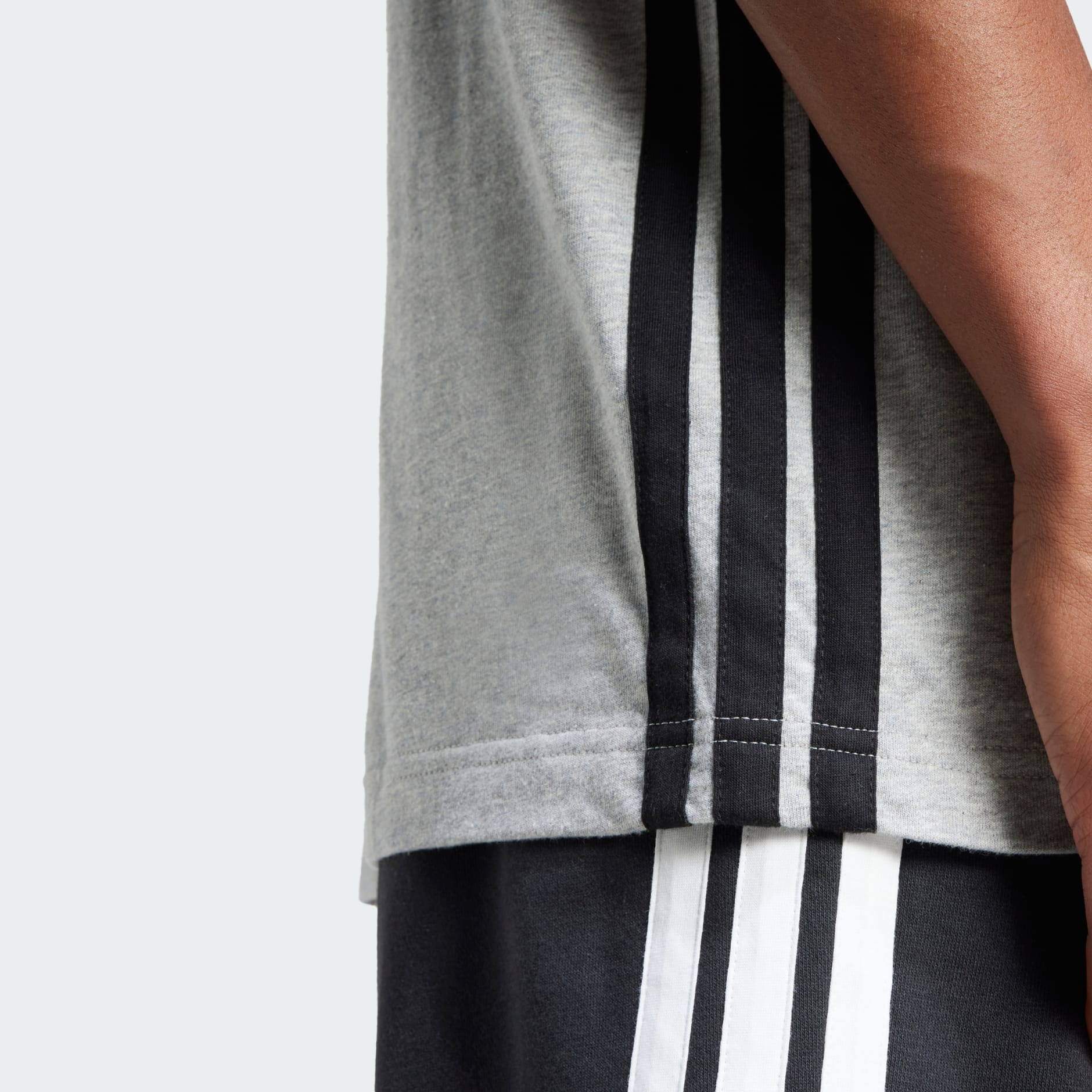 Essentials 3-Stripes Single Jersey Tee