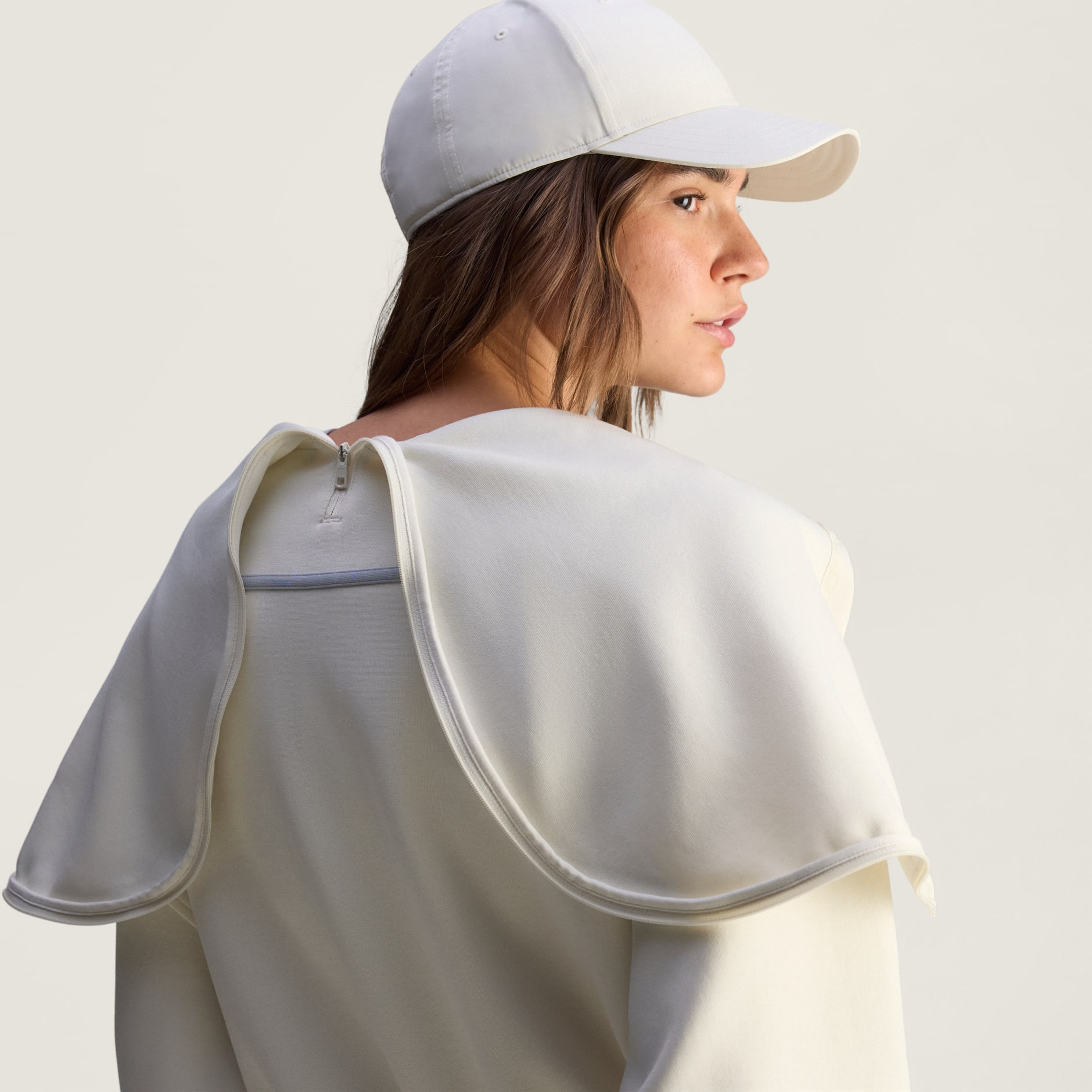 Sweat-shirt &agrave; capuche peplum adidas By Stella McCartney