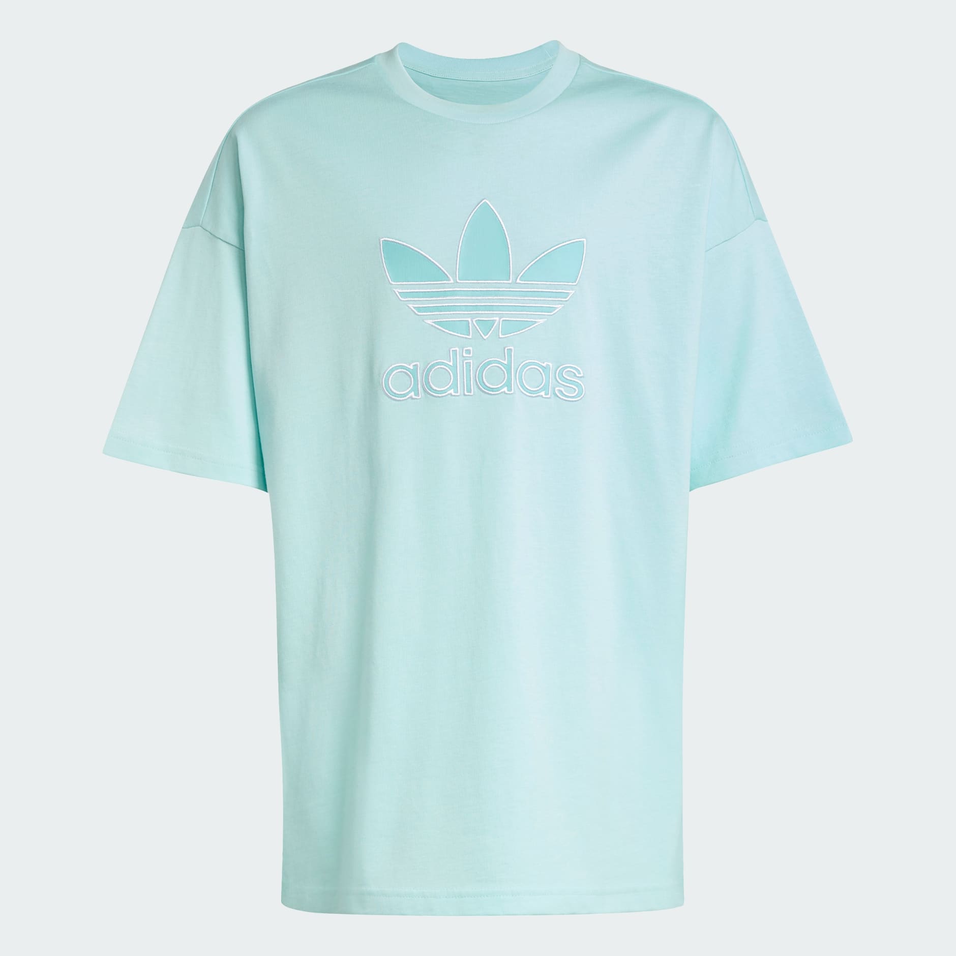 Tricou cu logo Trefoil supradimensionat