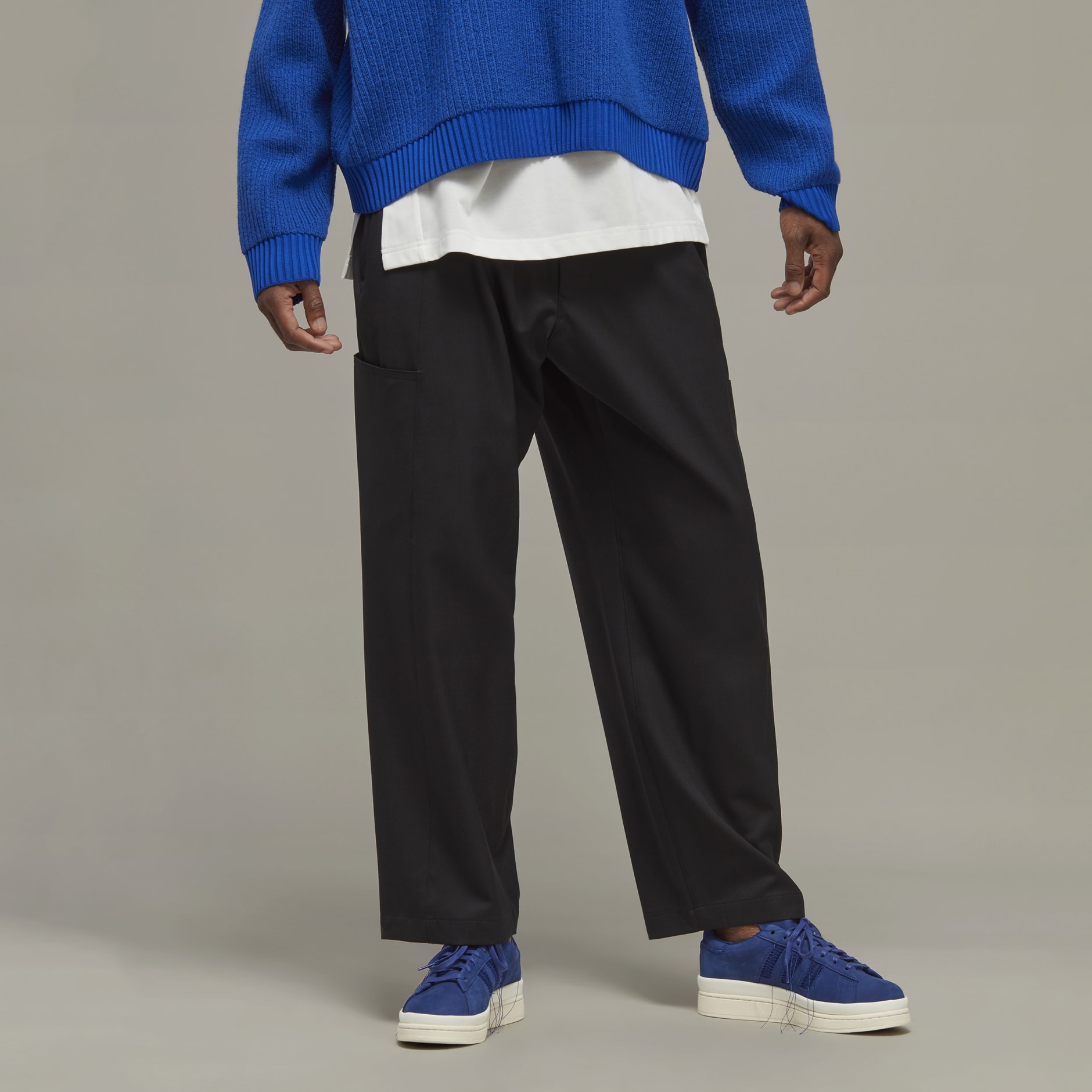 Y-3 Refined Wool Straight-Leg Pants
