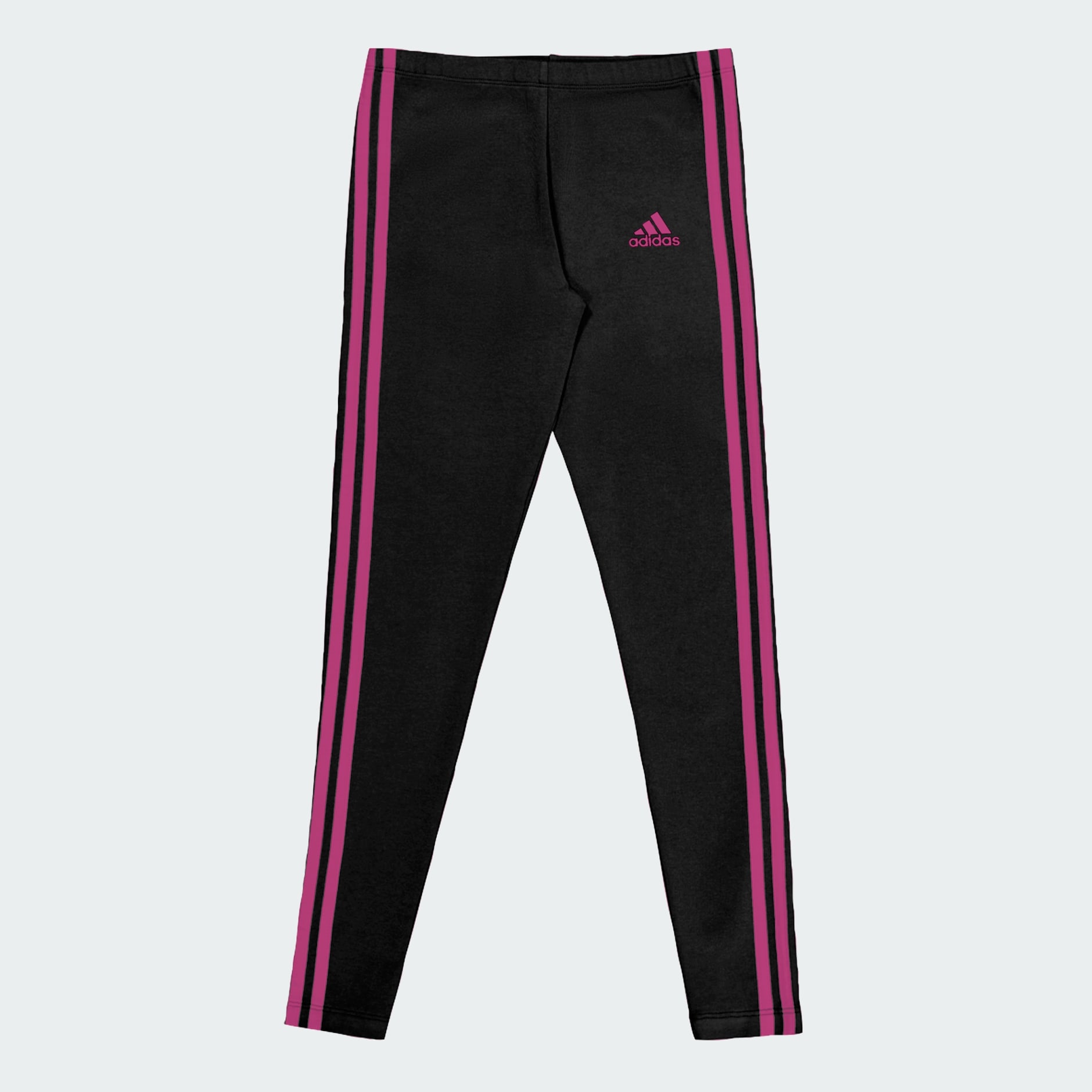 (GS) adidas G 3s Leg Logo Stripe Printing Straight Training Sports  Pants/Trousers/Joggers Girls Black GN4046