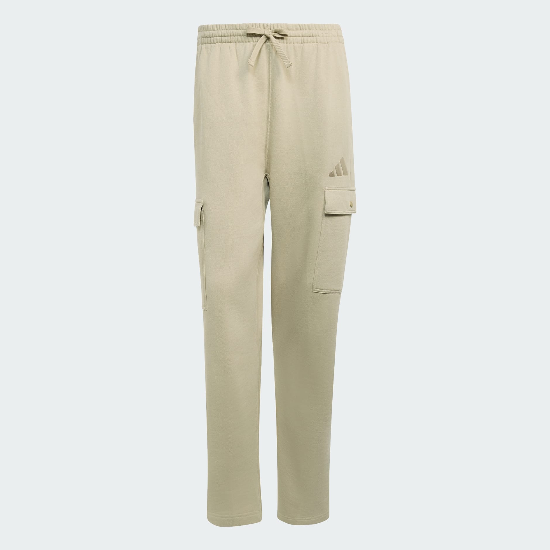 ALL SZN French Terry Loose Cargo Open Hem Pants