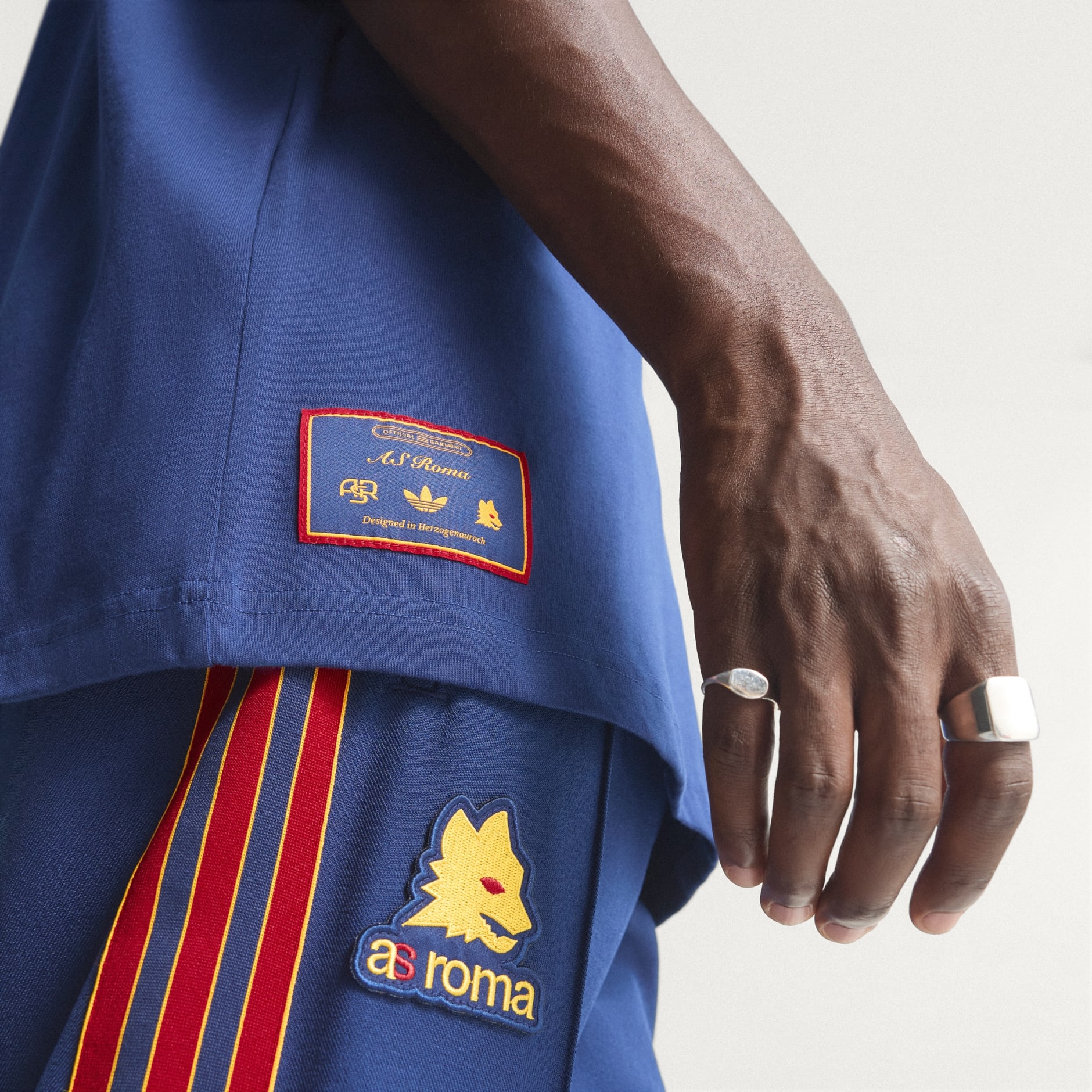 Tricou cu imprimeu grafic AS Roma Terrace Icons