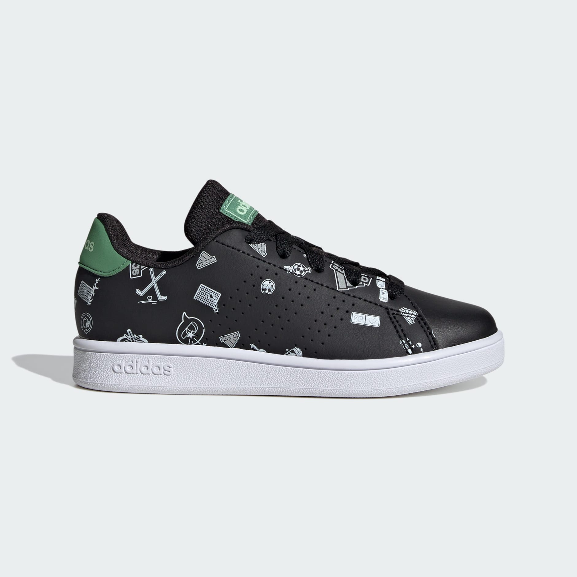 adidas Advantage Shoes Kids - Black | adidas UAE