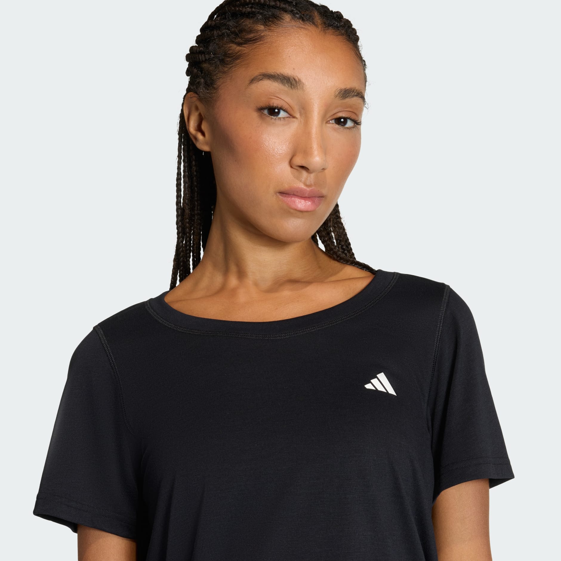 Tricou cu decolteu rotund ad&acirc;nc Workout Essentials