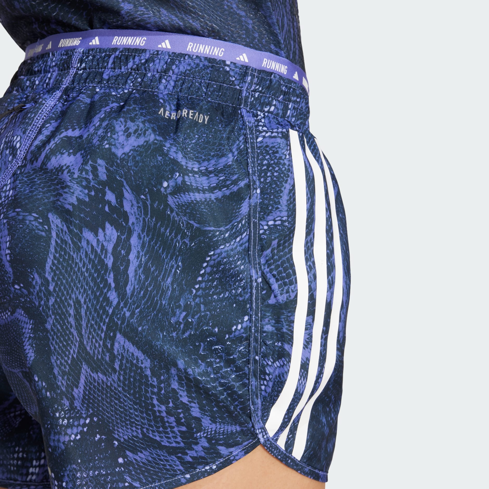 Own the Run Excite Allover Print AEROREADY Shorts