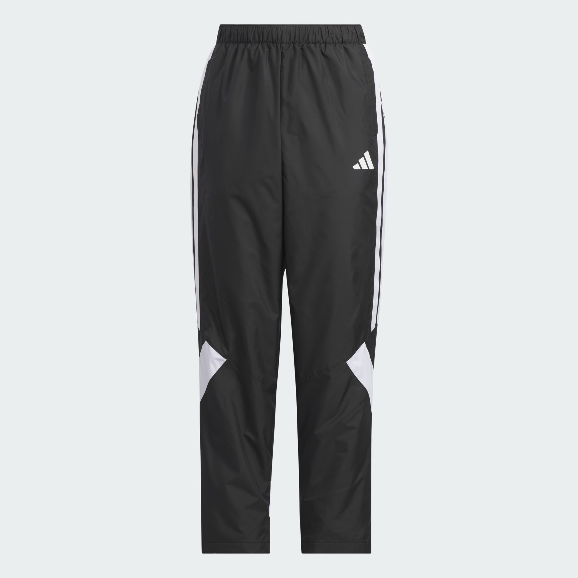 Musthaves 童裝拼色拉絨經編織物梭織九分褲