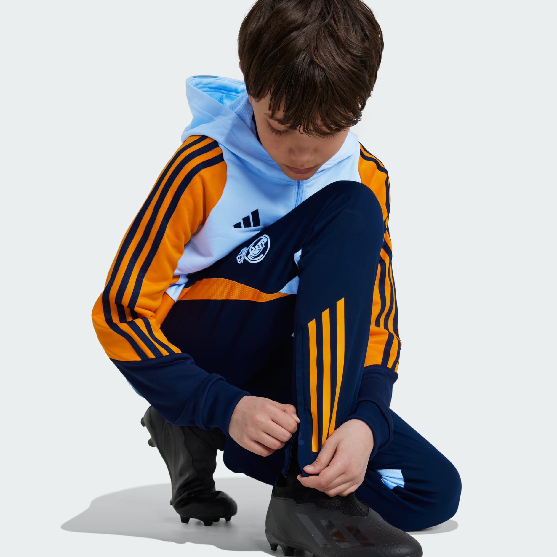 Kids Clothing Real Madrid Tiro 24 Competition Training Pants Kids Blue adidas Saudi Arabia