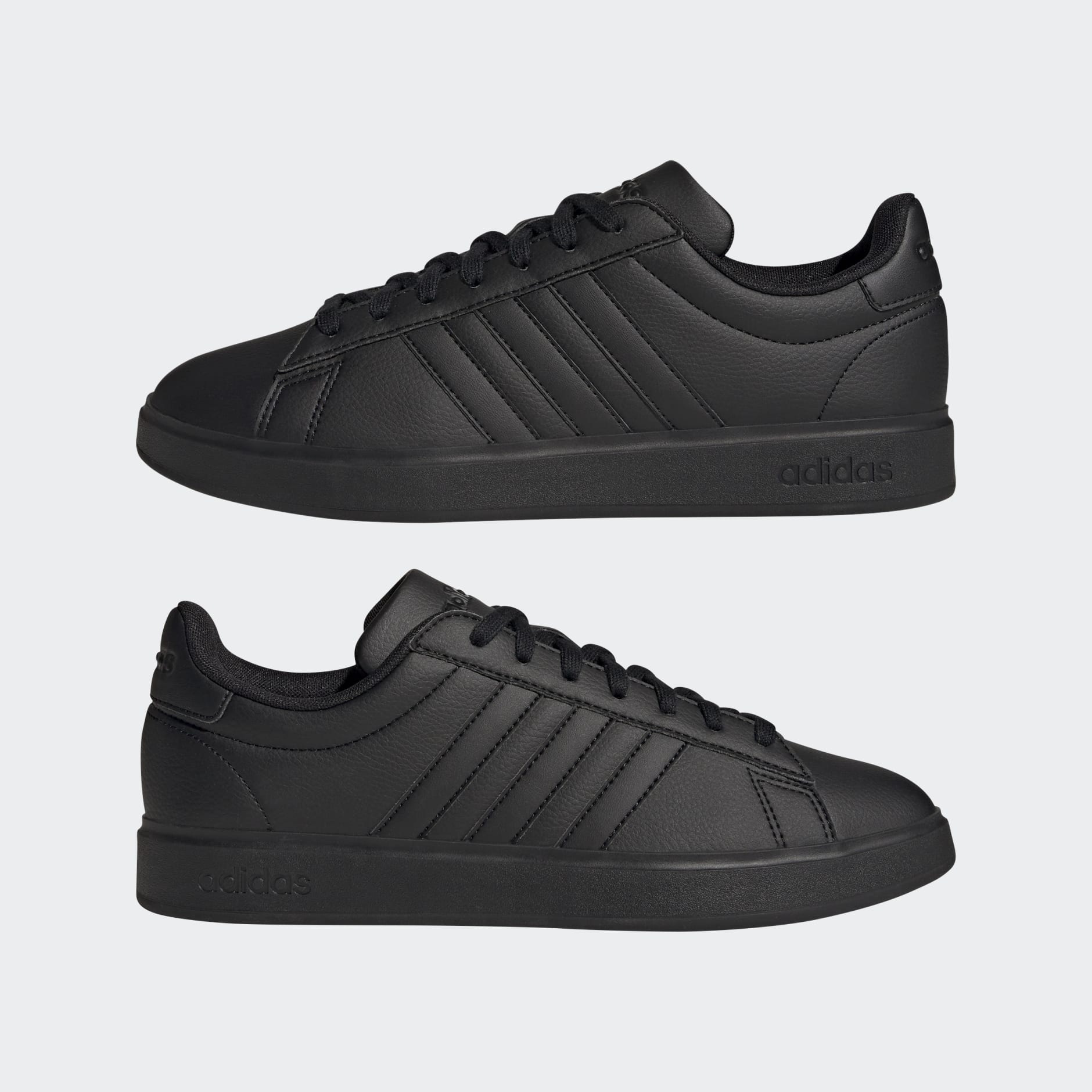 ø den første Sump Men's Shoes - Grand Court Cloudfoam Comfort Shoes - Black | adidas Bahrain