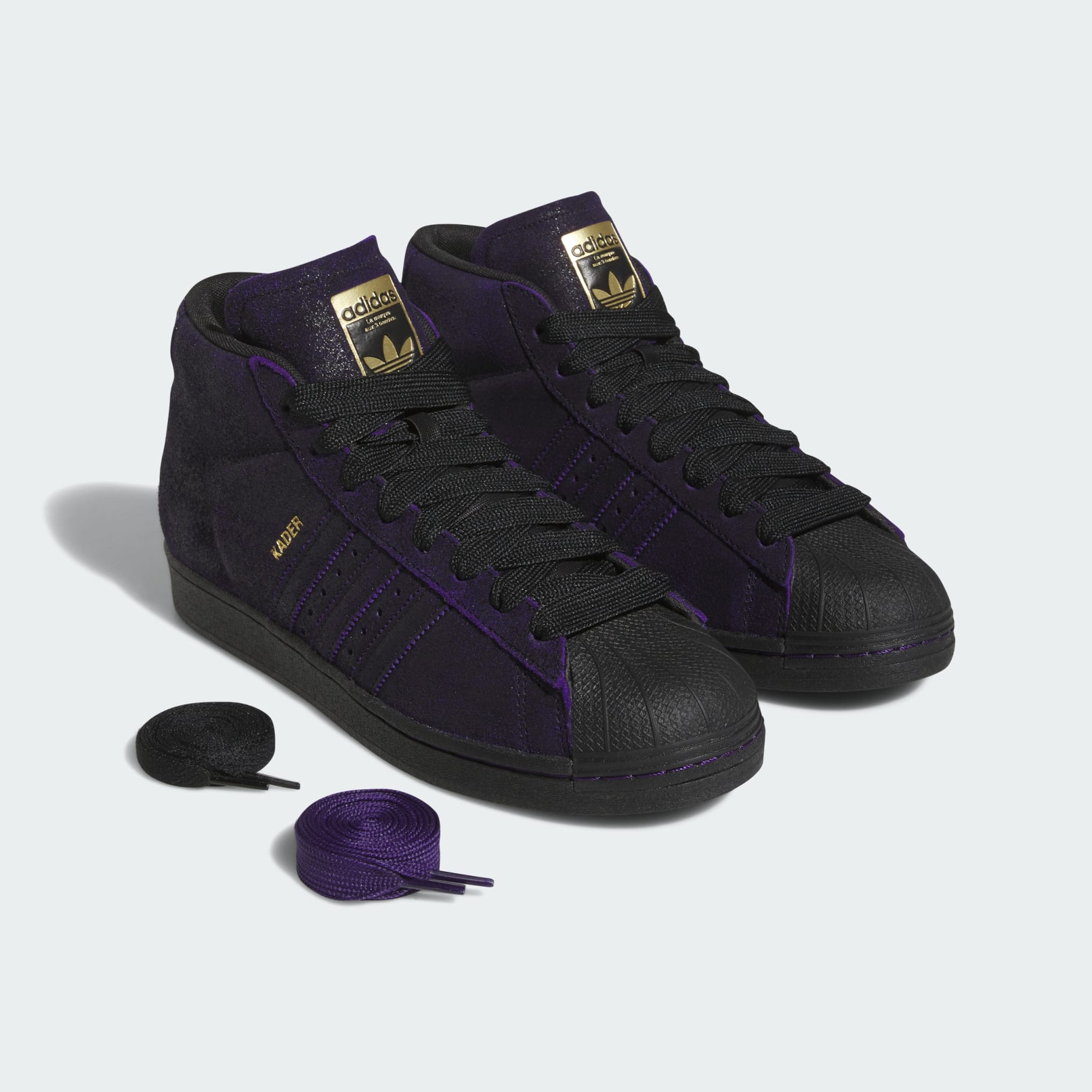 Lyrisch draadloos Vlak Men's Shoes - Pro Model ADV x Kader Shoes - Black | adidas Oman