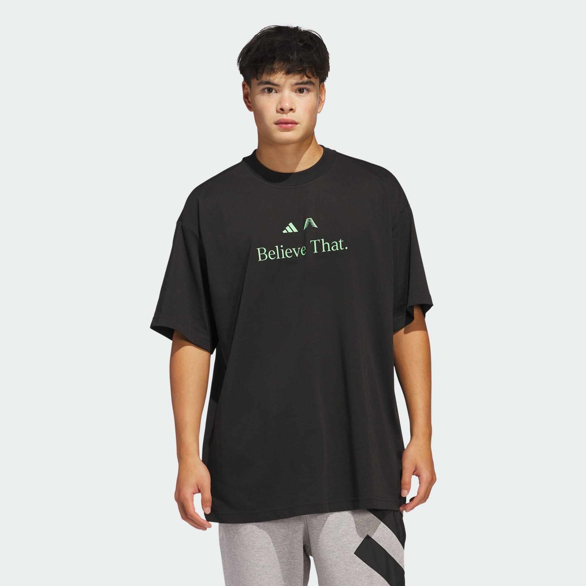 Clothing - Anthony Edwards Believe That Tee - Black | adidas