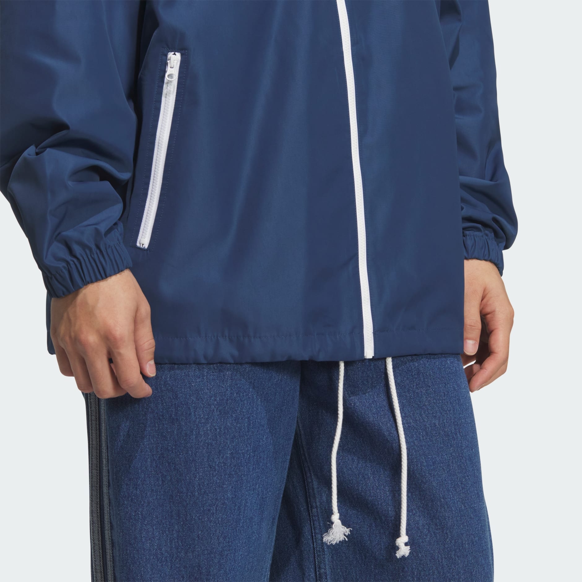 Clothing - ADS200 3 Windbreaker - Blue | adidas Oman