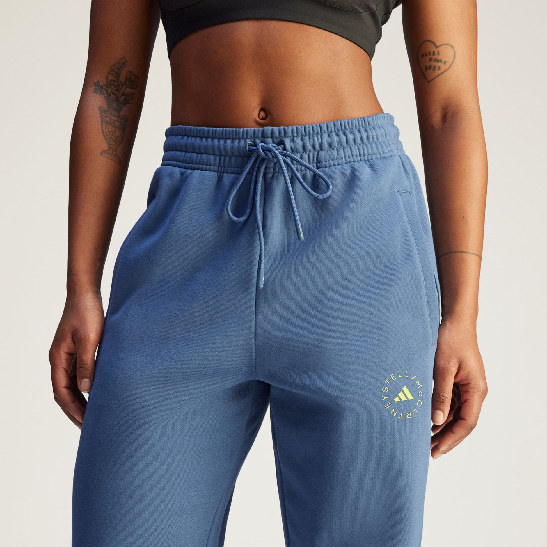 Pantaloni de trening cu manșete despicate adidas by Stella McCartney