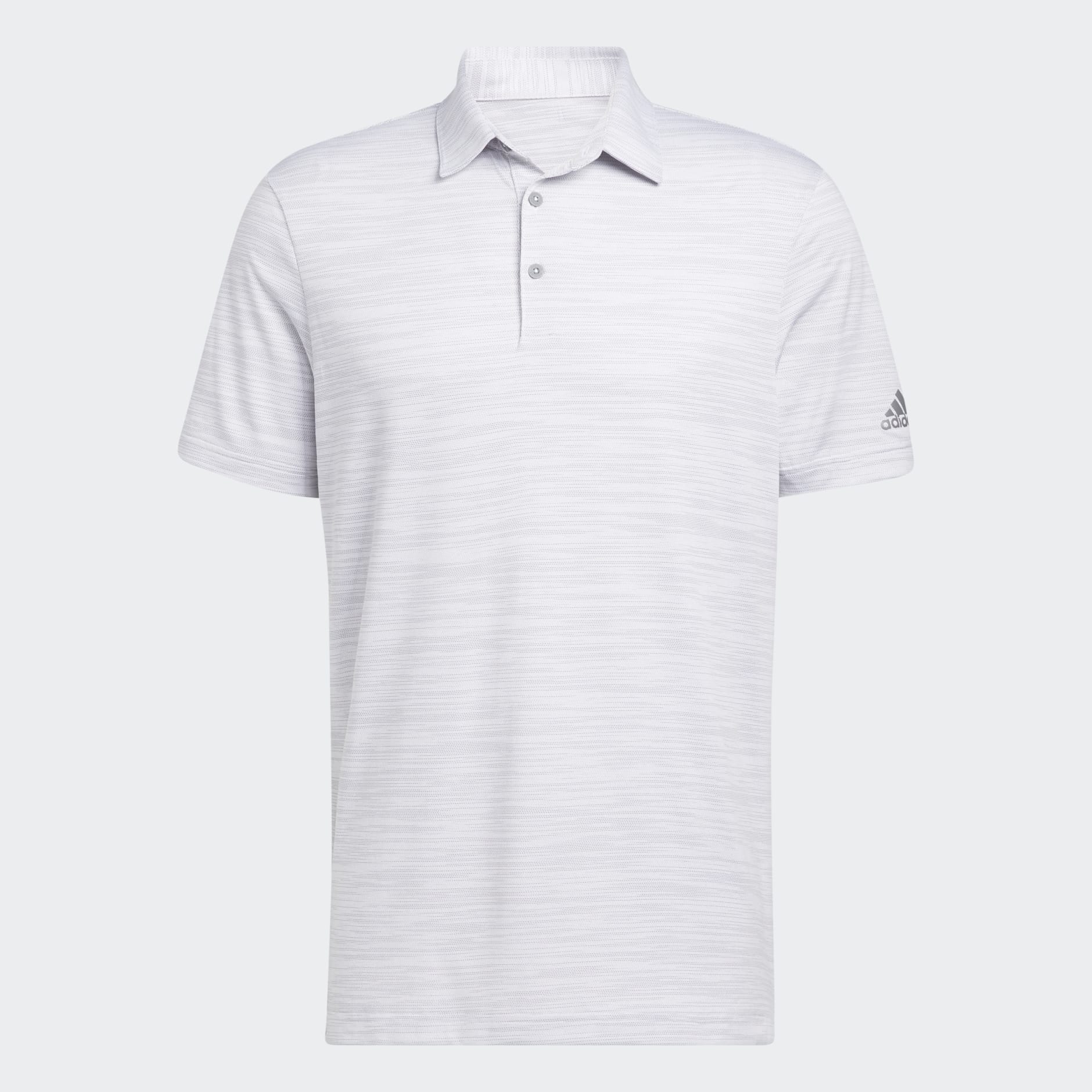 Space-Dyed Striped Polo Shirt