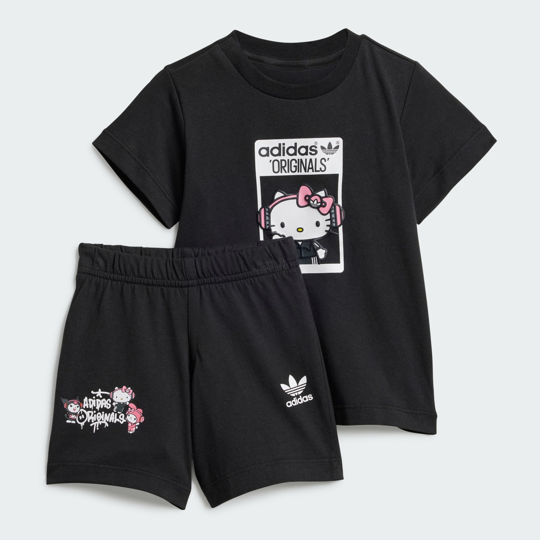 adidas adidas Originals x Hello Kitty Short Tee Set - Black