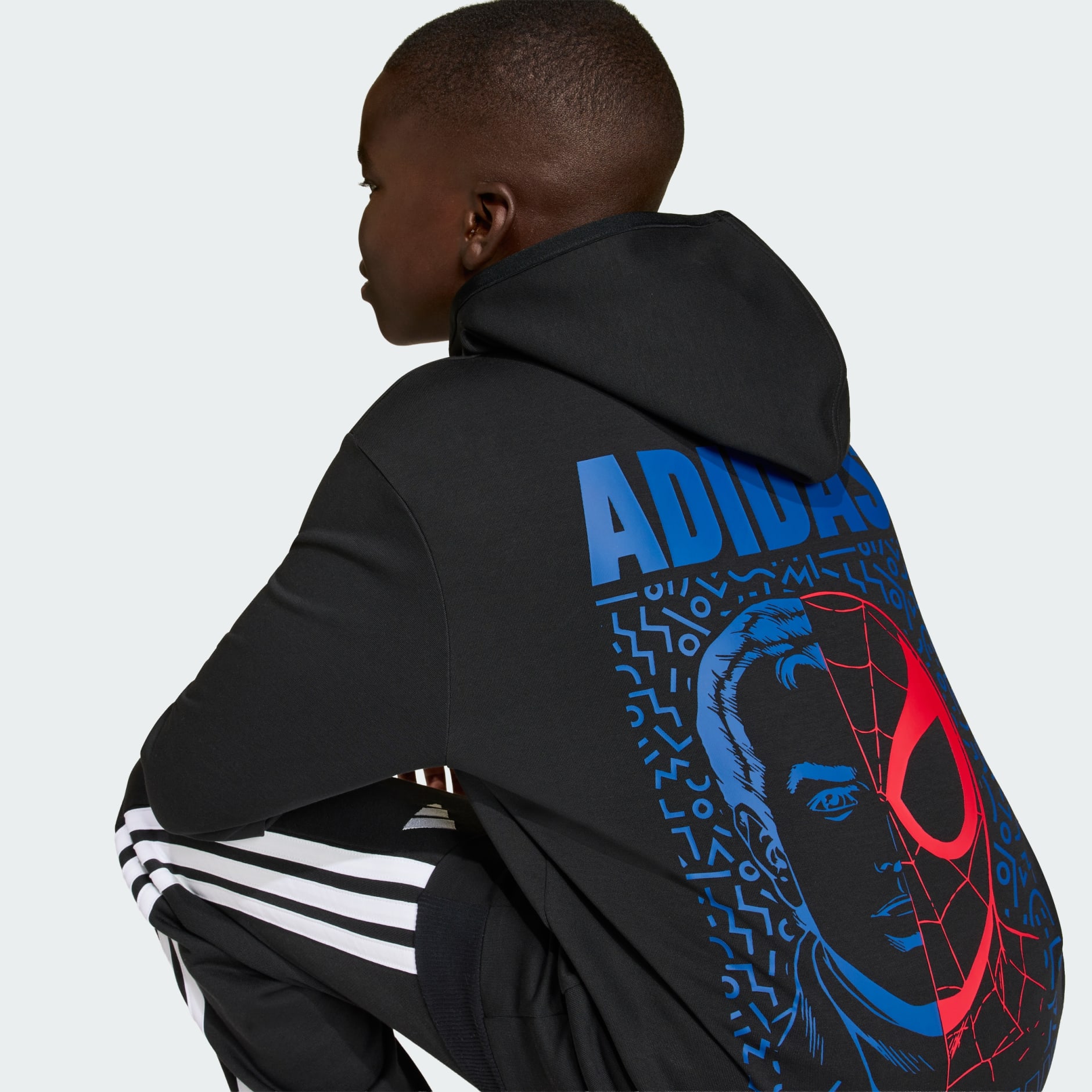 ADIDAS MARVEL SPIDER-MAN HOODED SWEAT