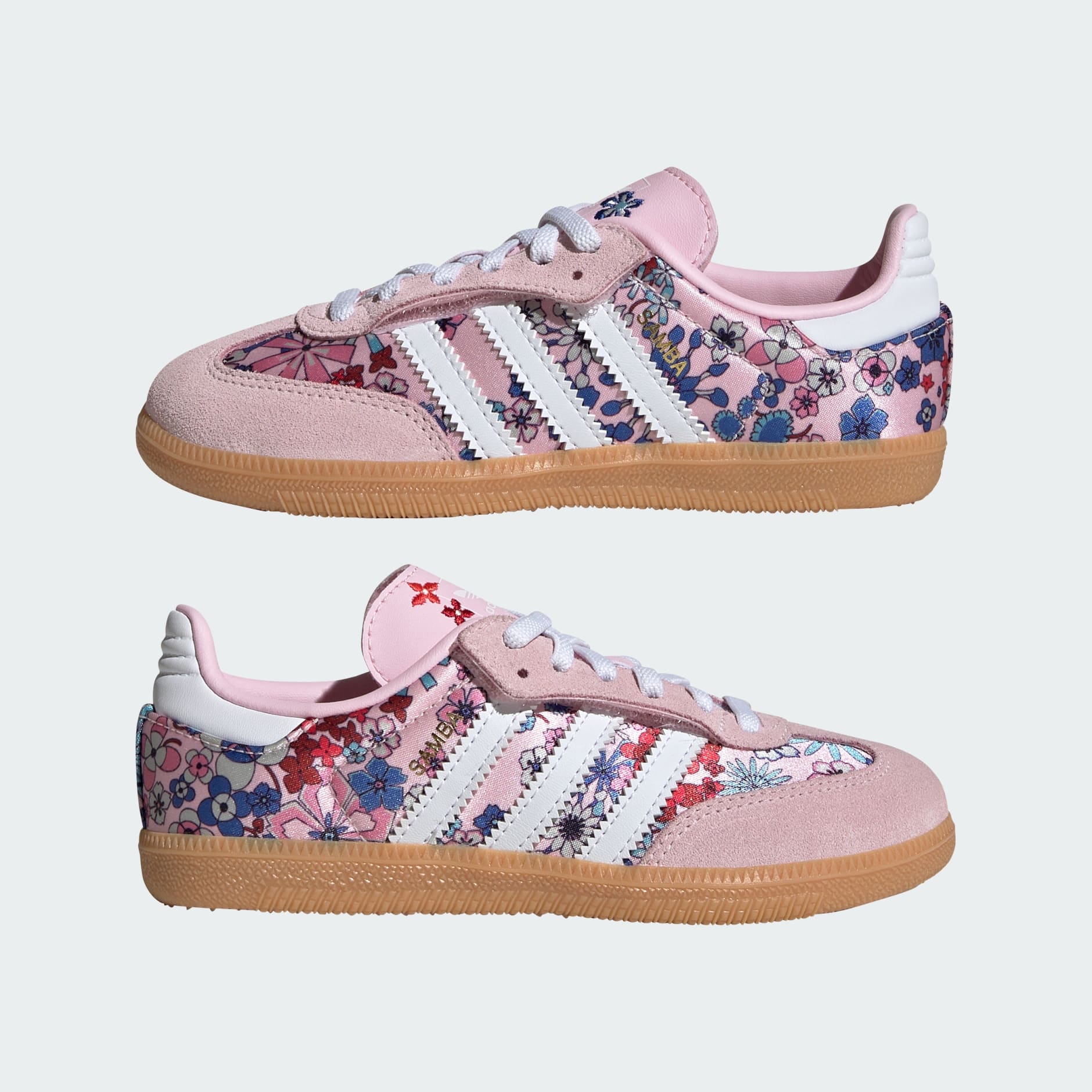 ADIDAS LIBERTY LONDON SAMBA OG COMFORT CLOSURE ELASTIC LACE SHOES