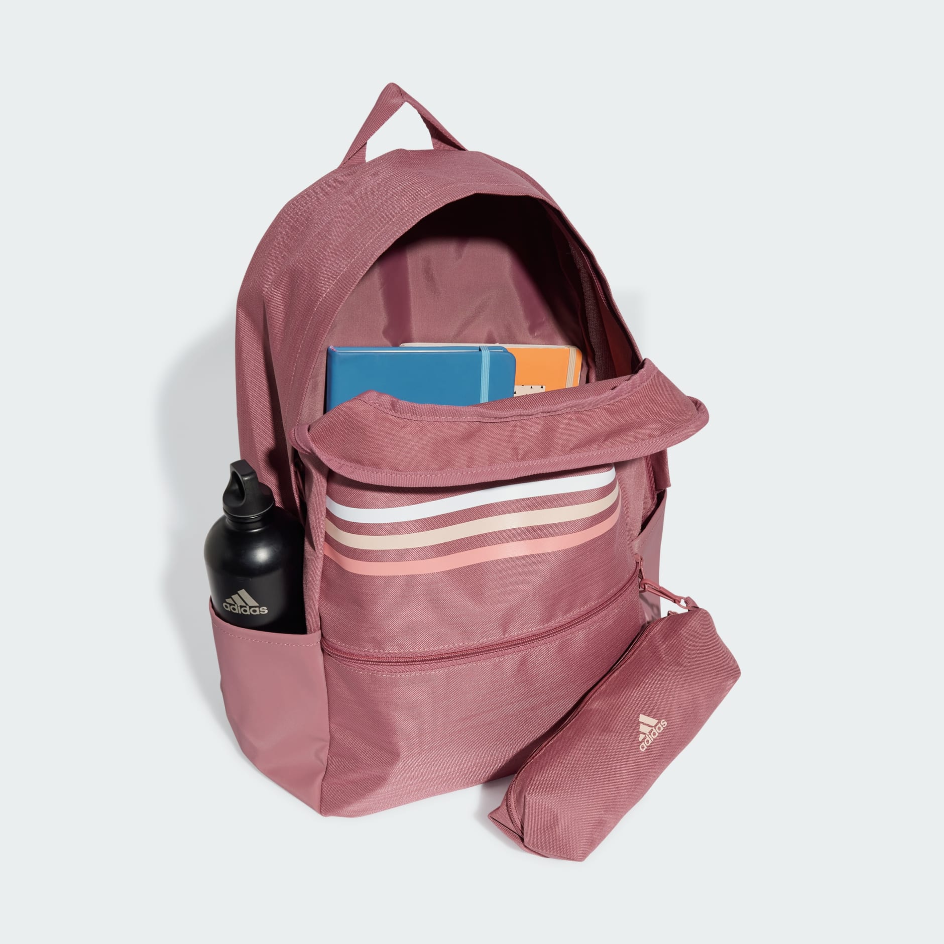 Accessories Classic Horizontal 3 Stripes Backpack Pink adidas South Africa