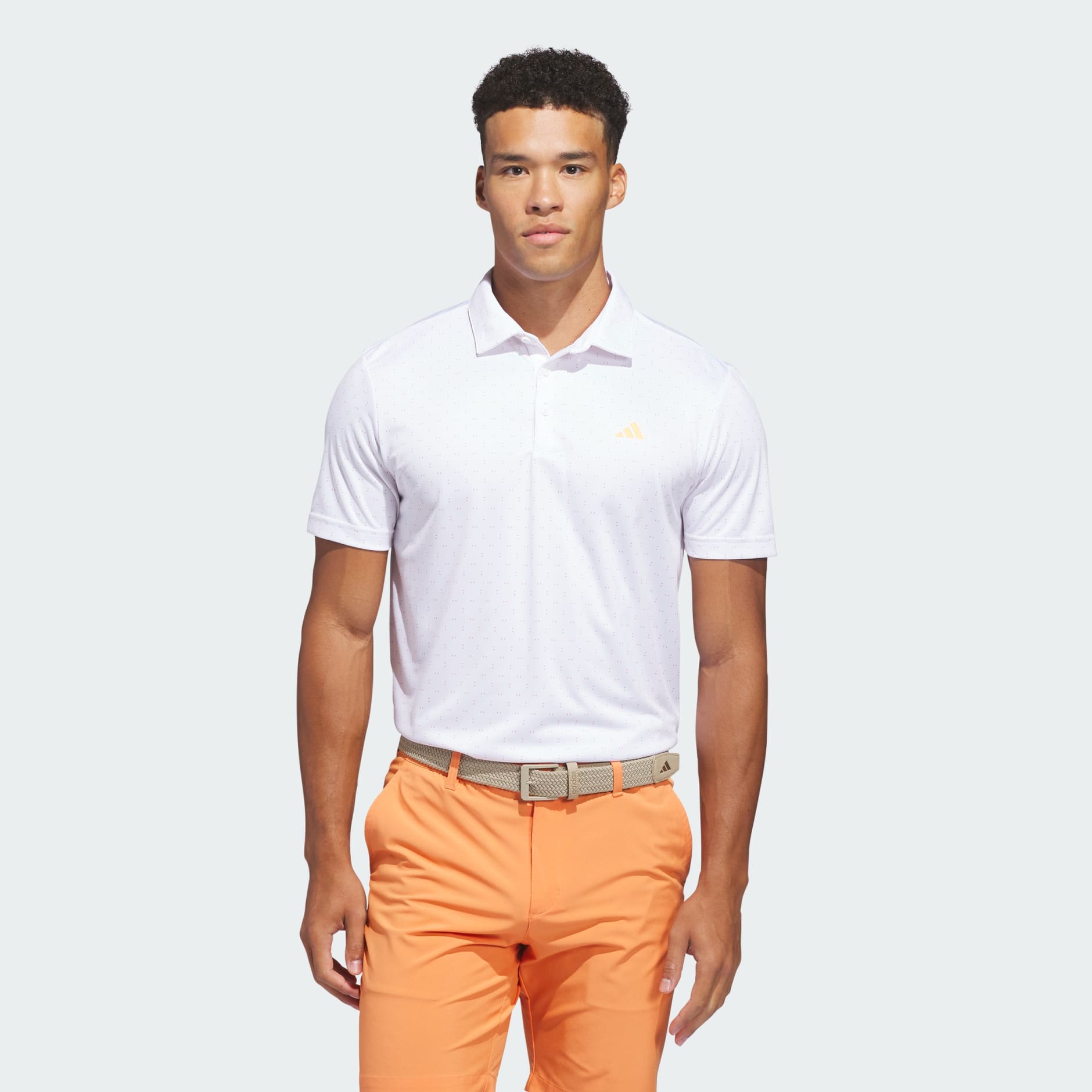 PERFORMANCE TEXTURED PRINT POLO SHIRT