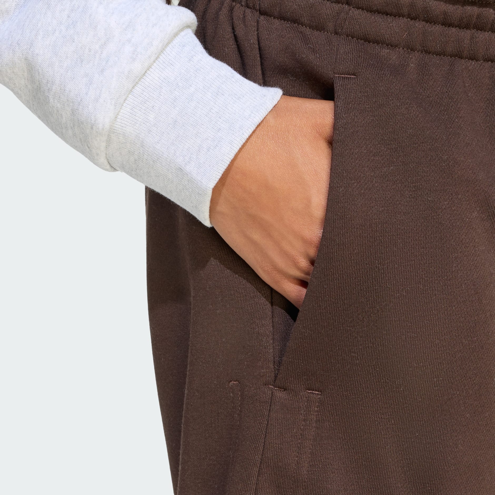 Pantaloni scurți lejeri din fleece Studio cu 3 dungi