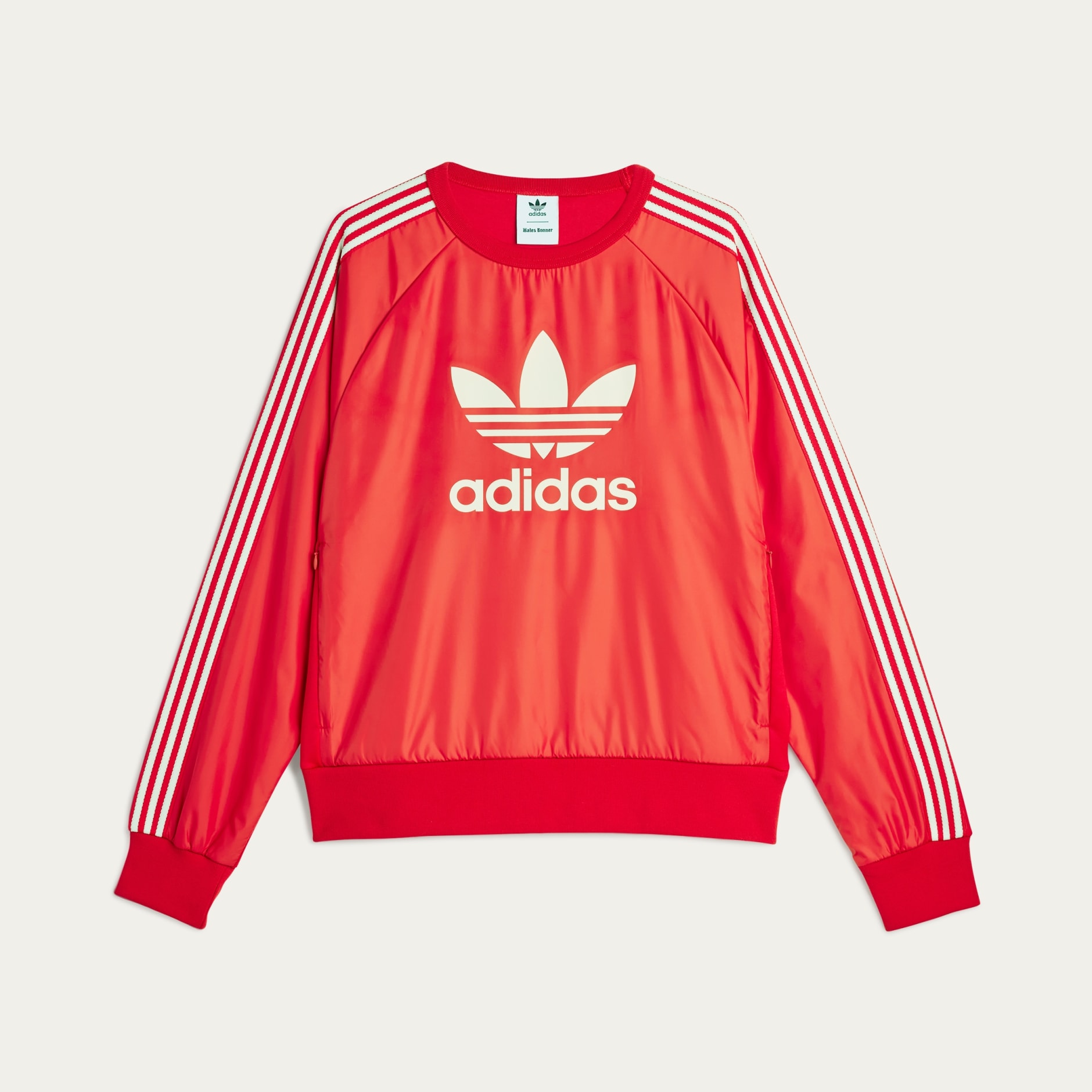 Wales Bonner Nylon Crew Jersey - Red | adidas Hong Kong