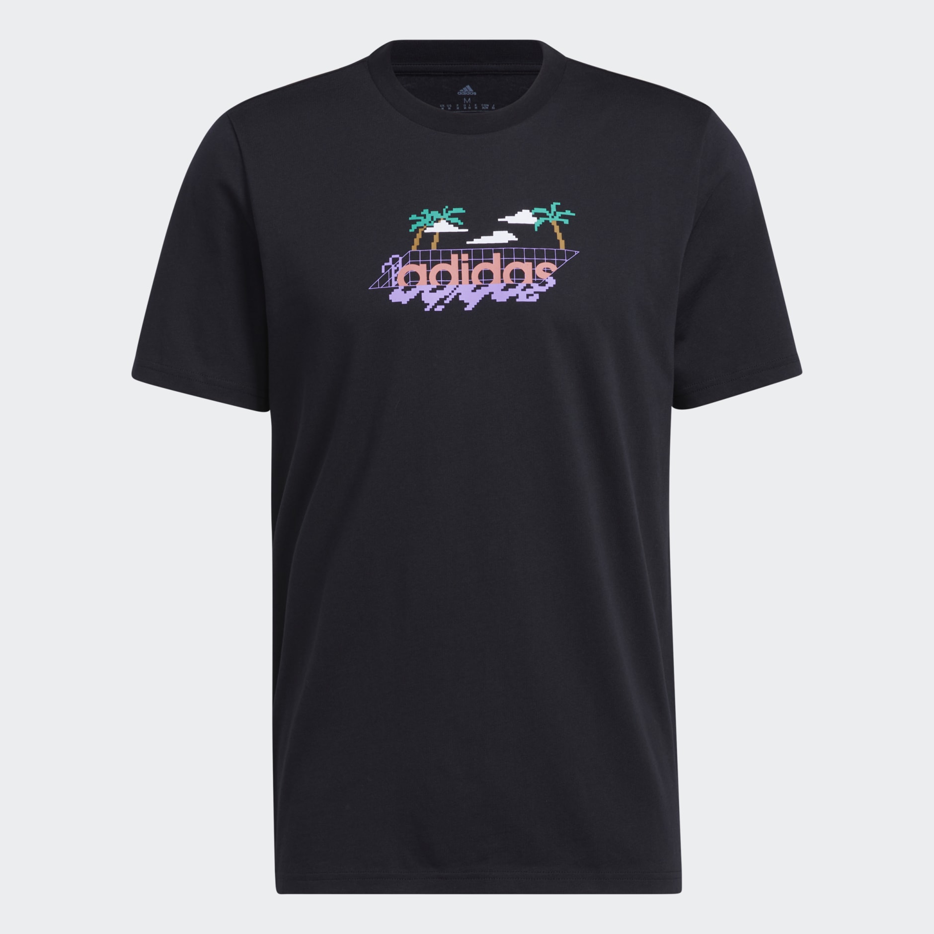 Linear Beach-Bit Short Sleeve Graphic Tee
