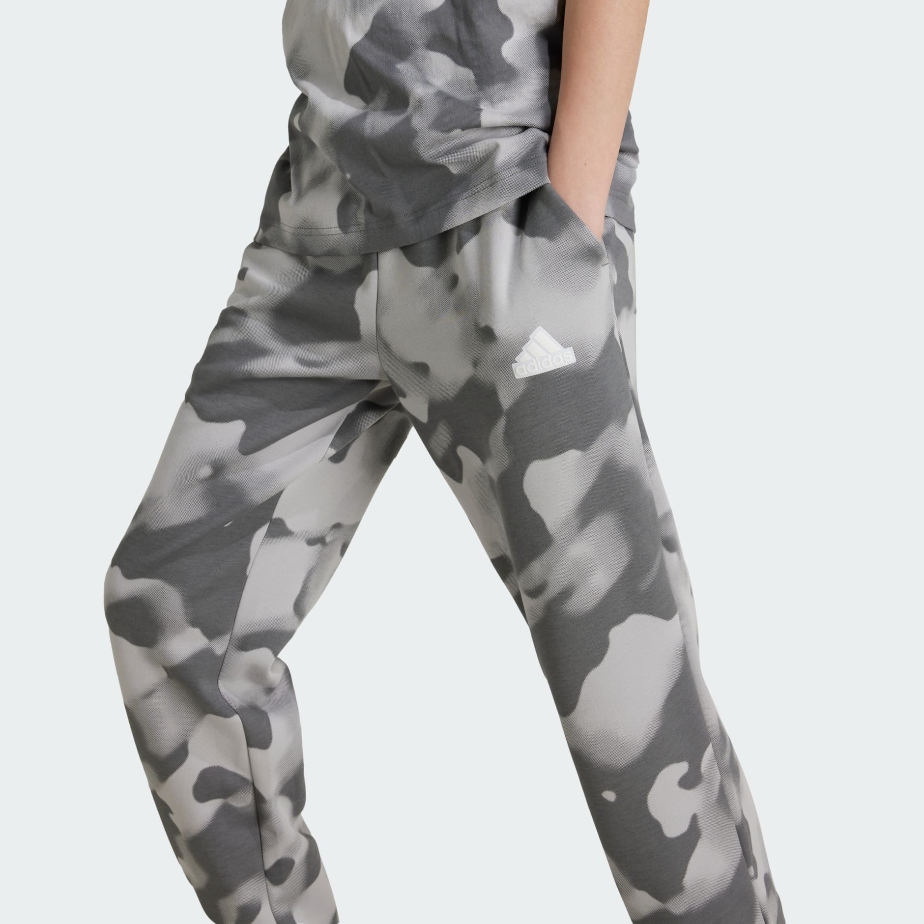 Adidas grey camo tracksuit online