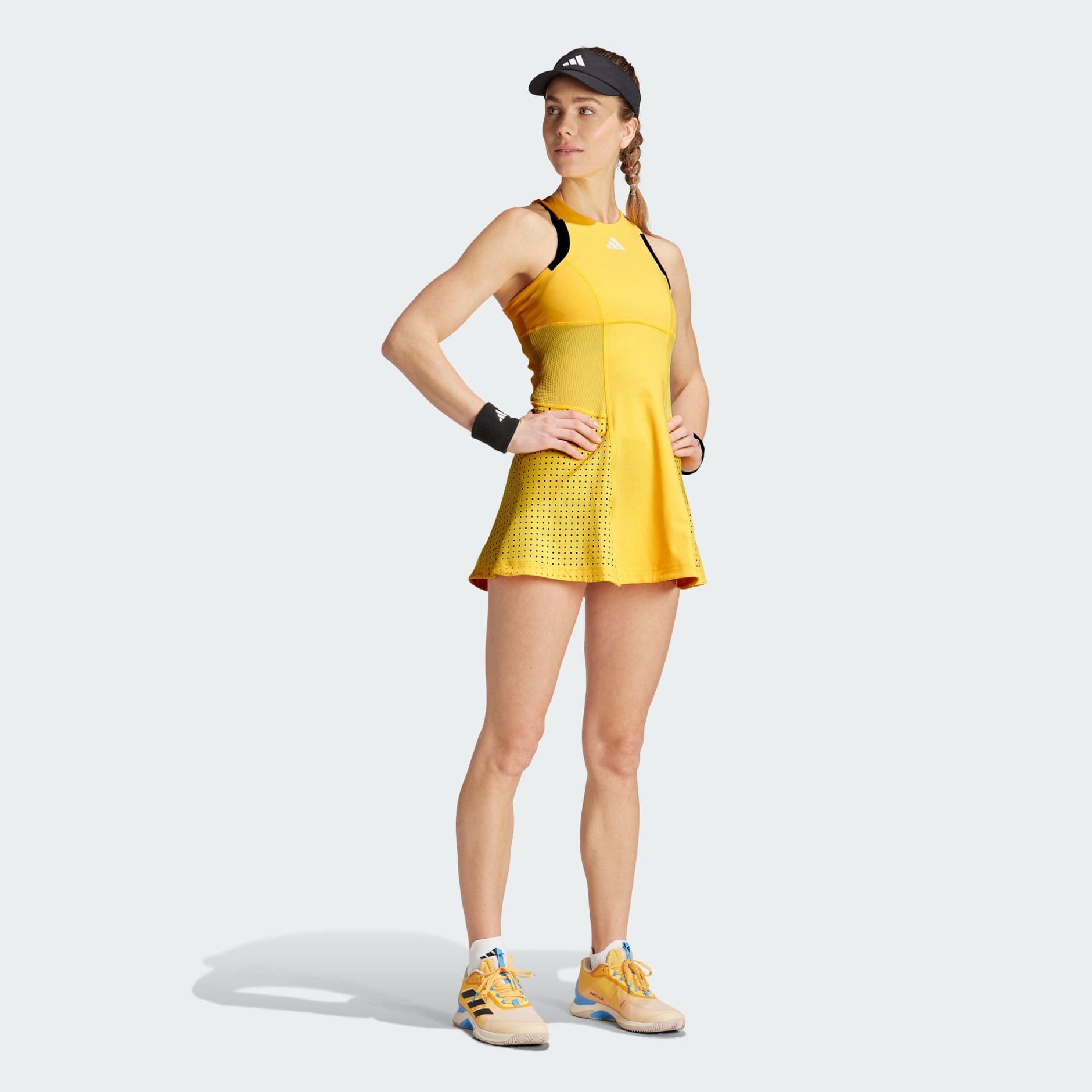 Clothing - Tennis HEAT.RDY Pro Y-Dress - Orange | adidas South Africa