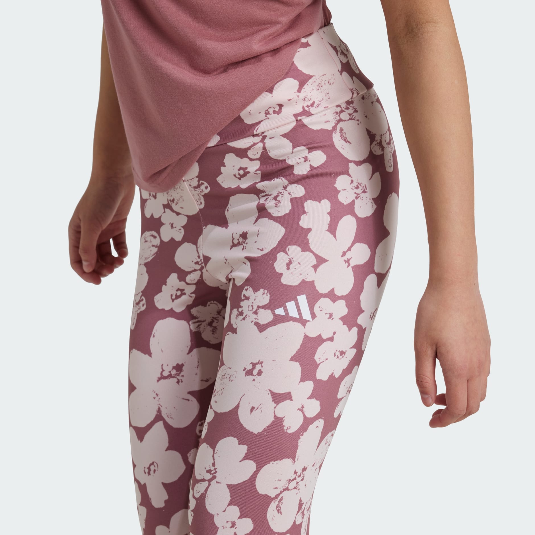 Train Essentials Seasonal Printed High Waisted 7/8 Training Leggings Kids