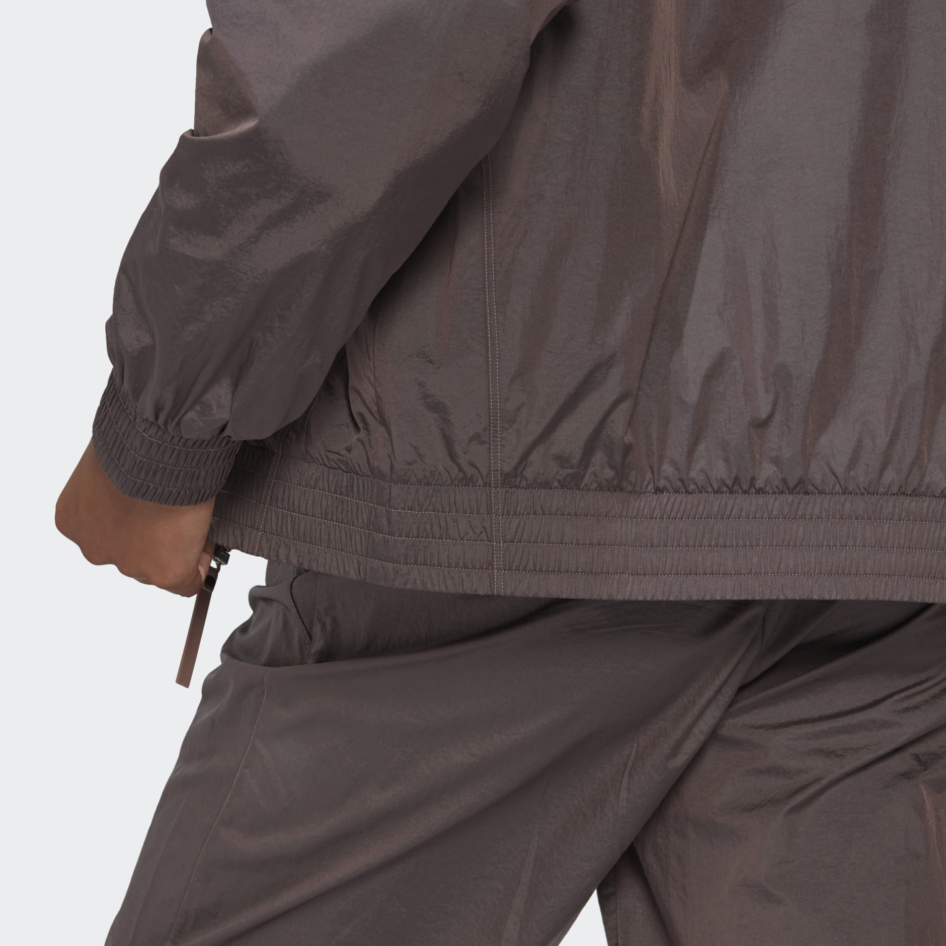 Woven Track Top