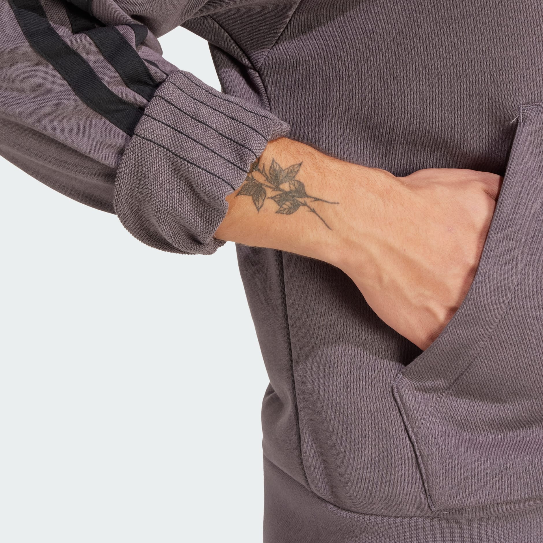 Essentials 3-Stripes French Terry Hoodie