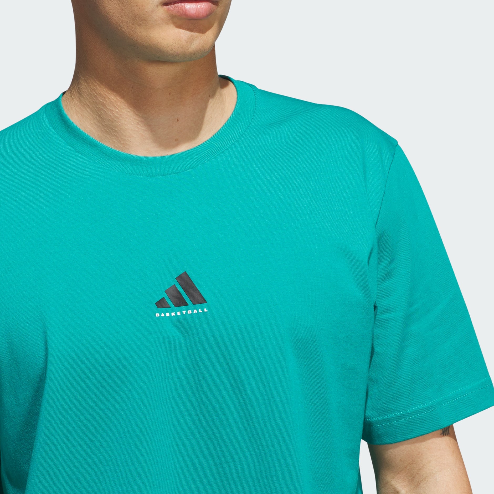 Tricou Basketball cu imprimeu grafic de la adidas