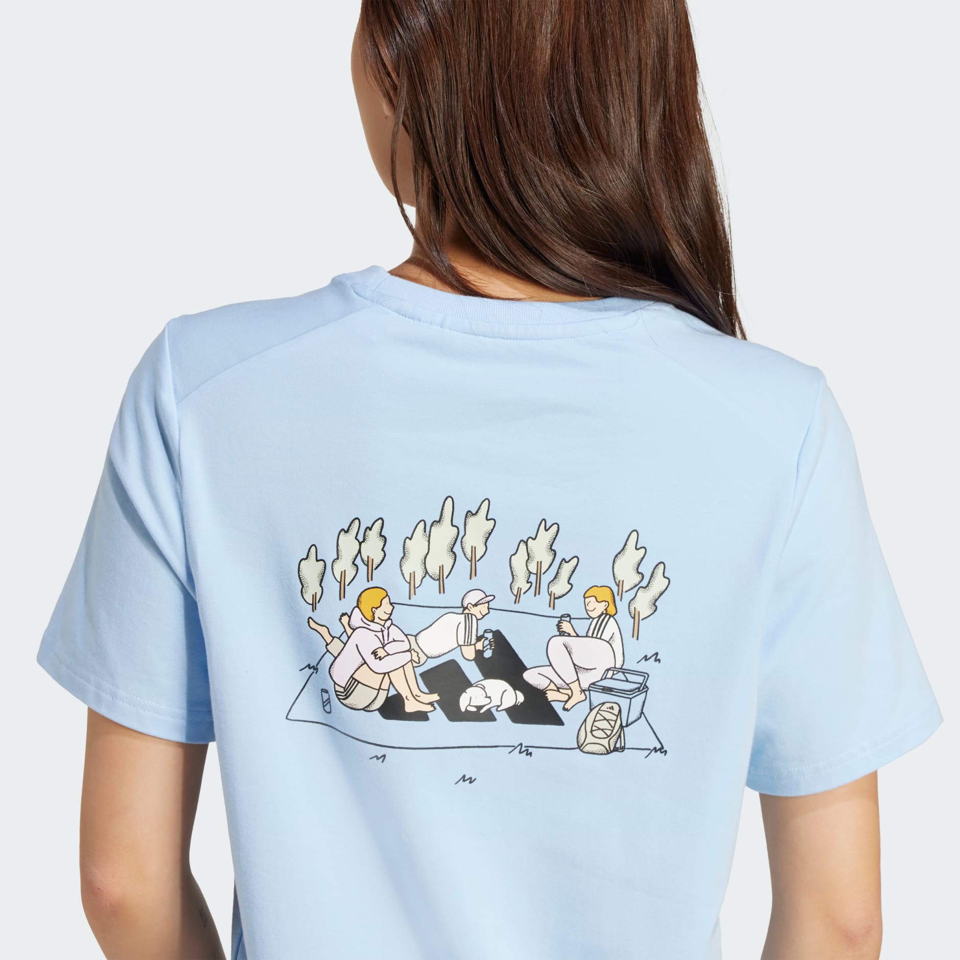 Codes Doodle Camp 圖案 T 裇