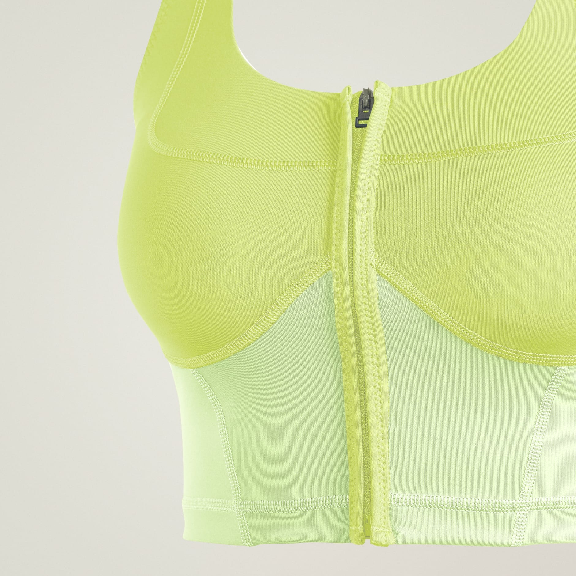 CLOTHING - adidas by Stella McCartney Two-Tone Zipped Crop CLOTHING - adidas by Stella McCartney Two-Tone Zipped Crop