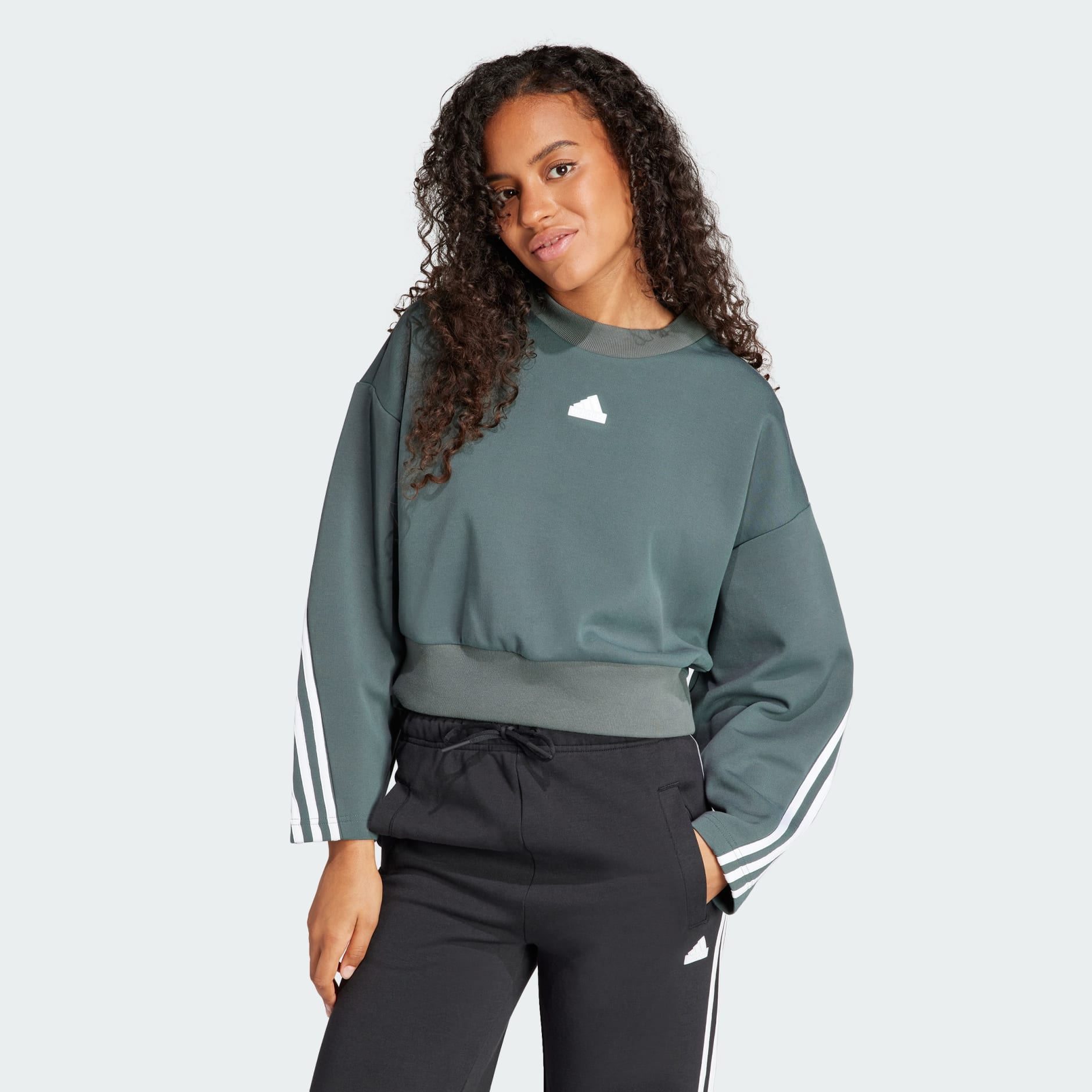 Women's Clothing - Future Icons 3-Stripes Sweatshirt - Grey