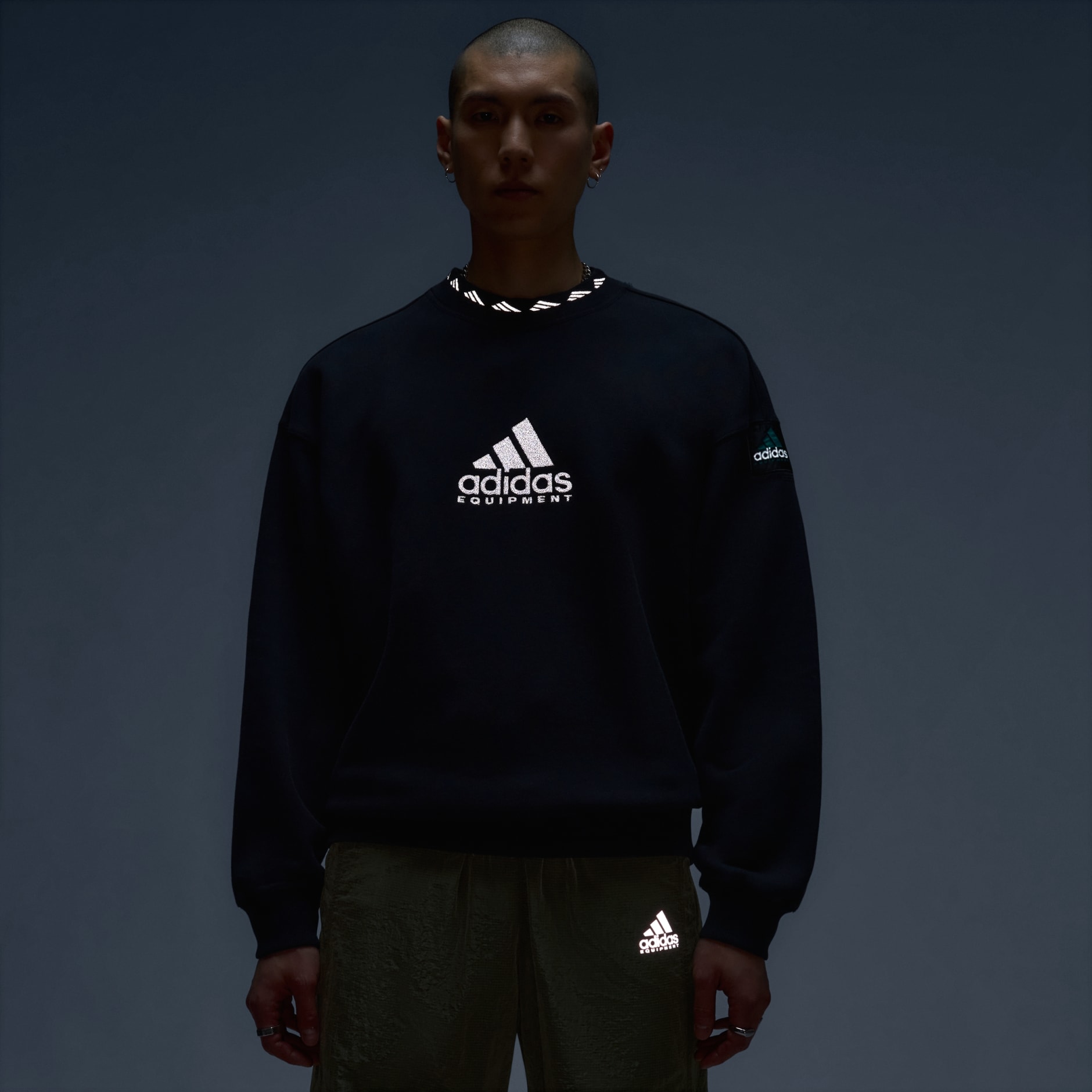 adidas Equipment Reflective Embroidery Crew