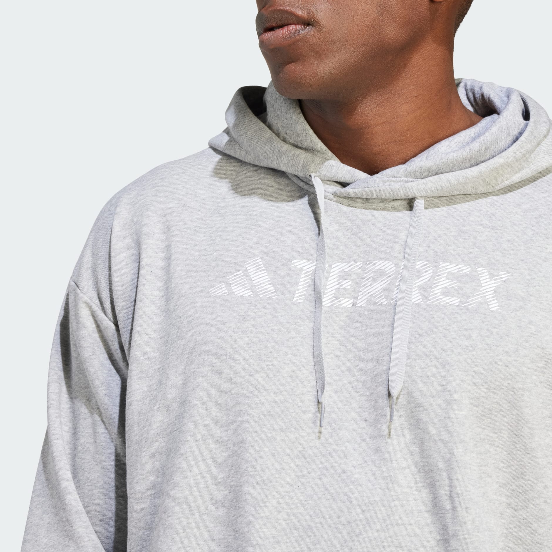 Clothing Terrex Large Logo Hoodie Gender Neutral Grey adidas South Africa