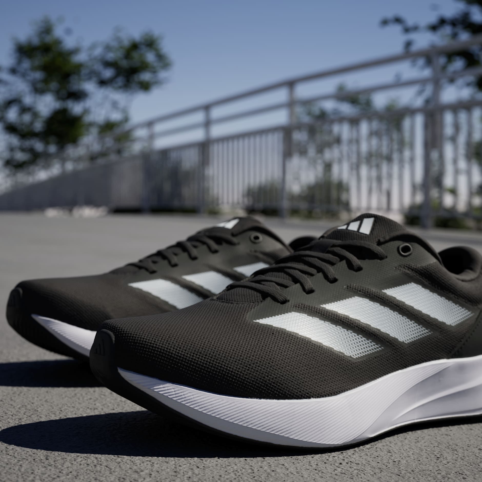 Adidas run black duramo 9 online