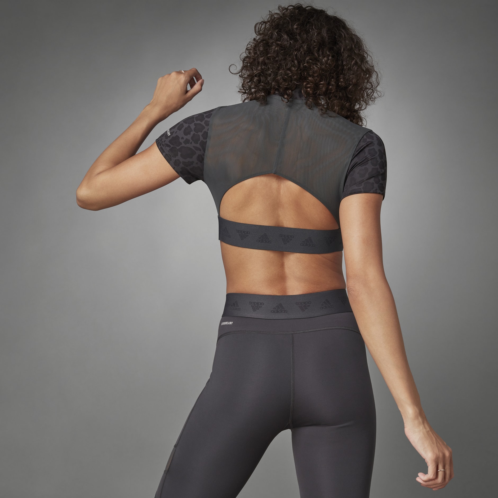 Hyperglam Crop Zip Tee