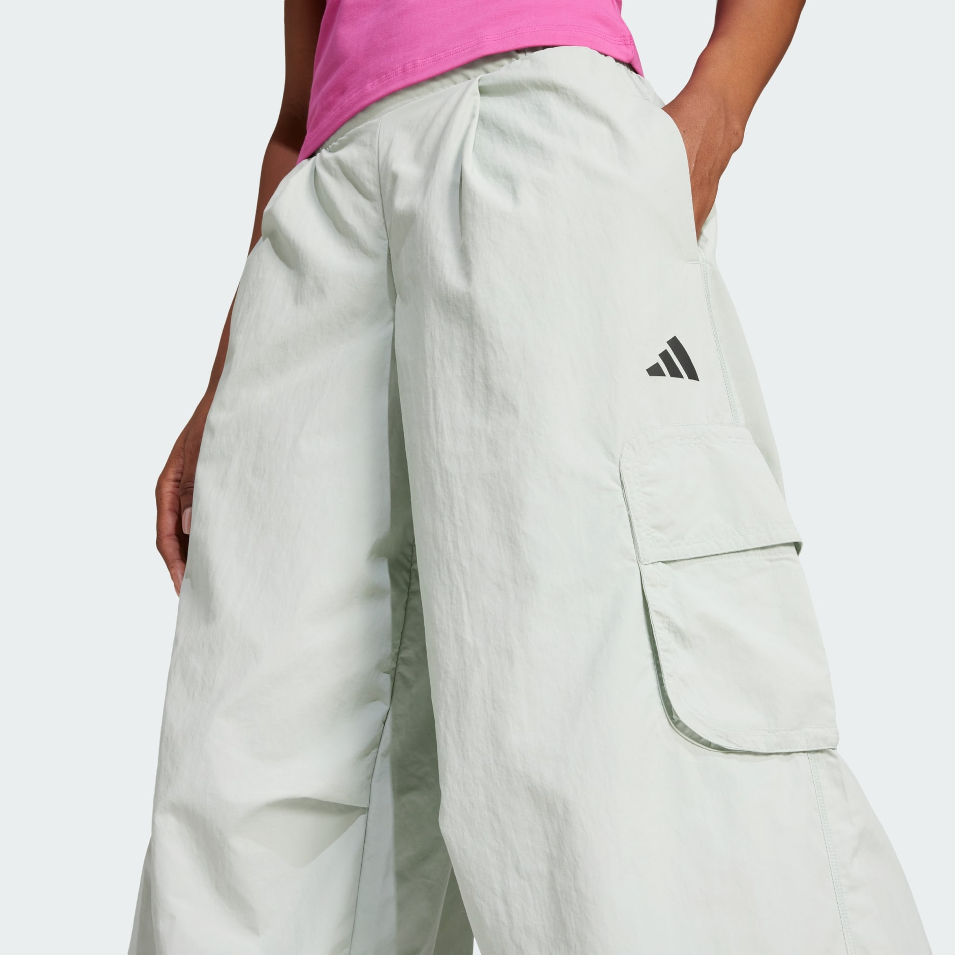CLOTHING - City Escape Parachute Cargo Pants - Grey | adidas