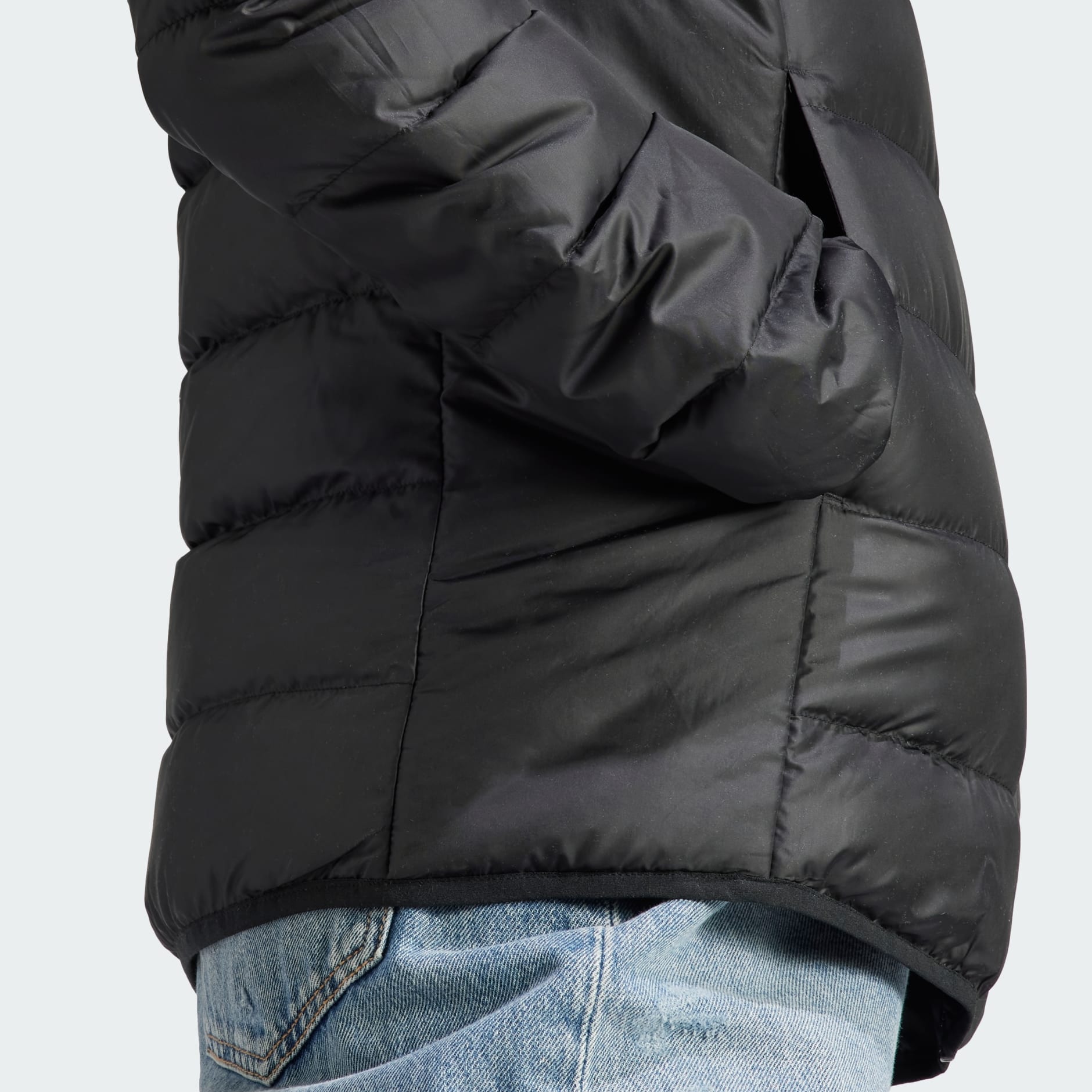 Essentials Light Down Hooded Jacket