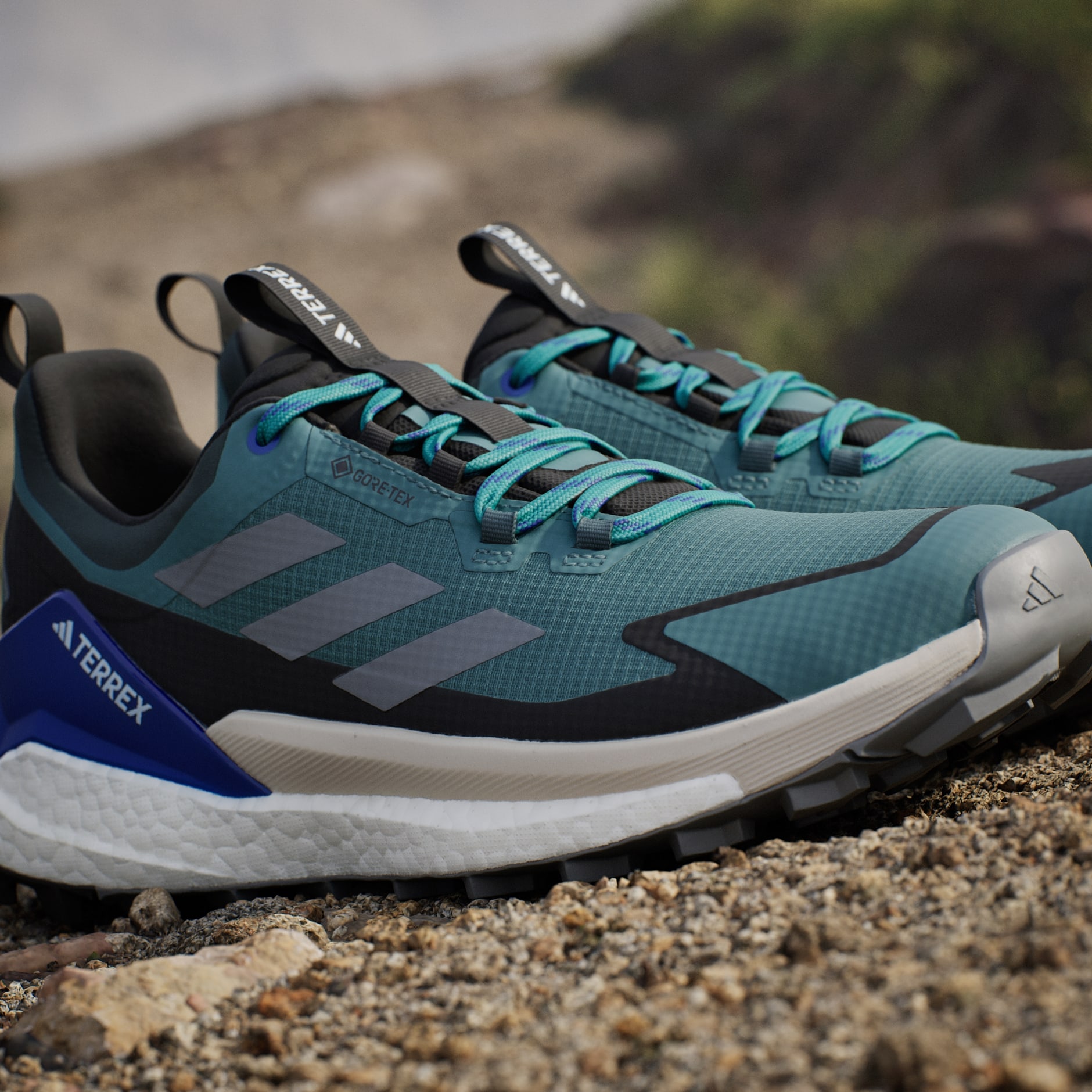 حذاء Terrex Free Hiker 2.0 Low Gore-Tex للمشي لمسافات طويلة