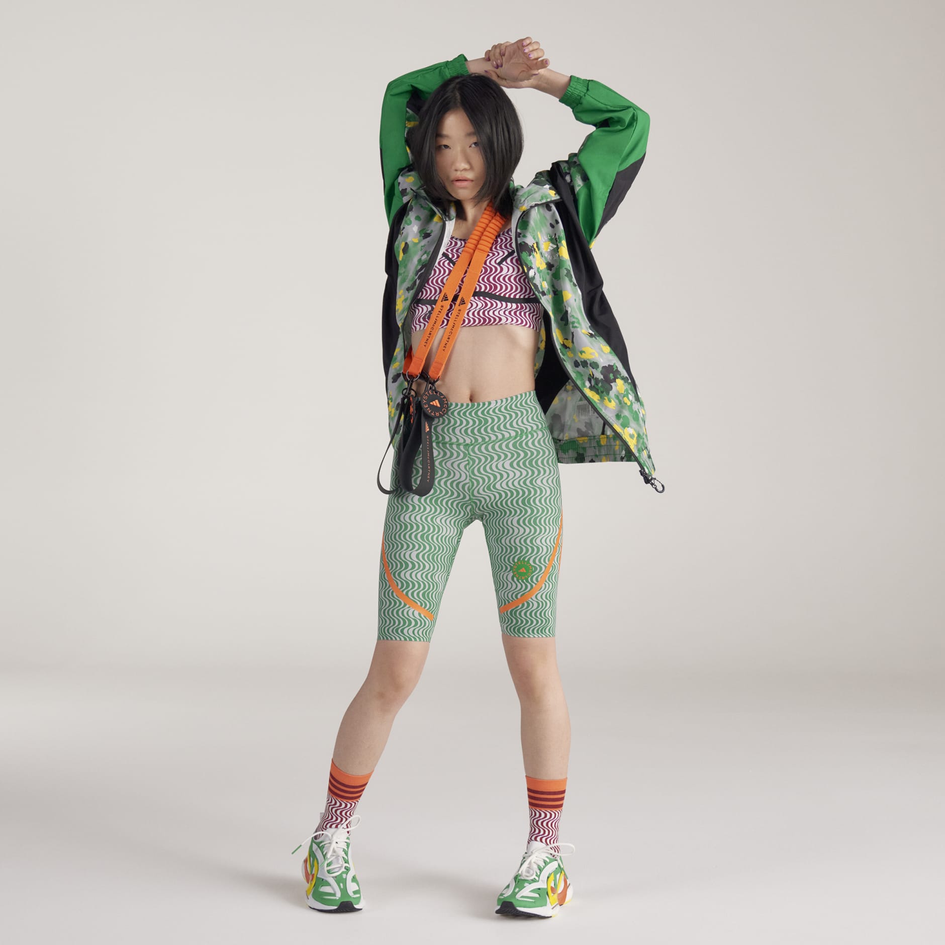 adidas by Stella McCartney TruePurpose Printed Cycling Tights