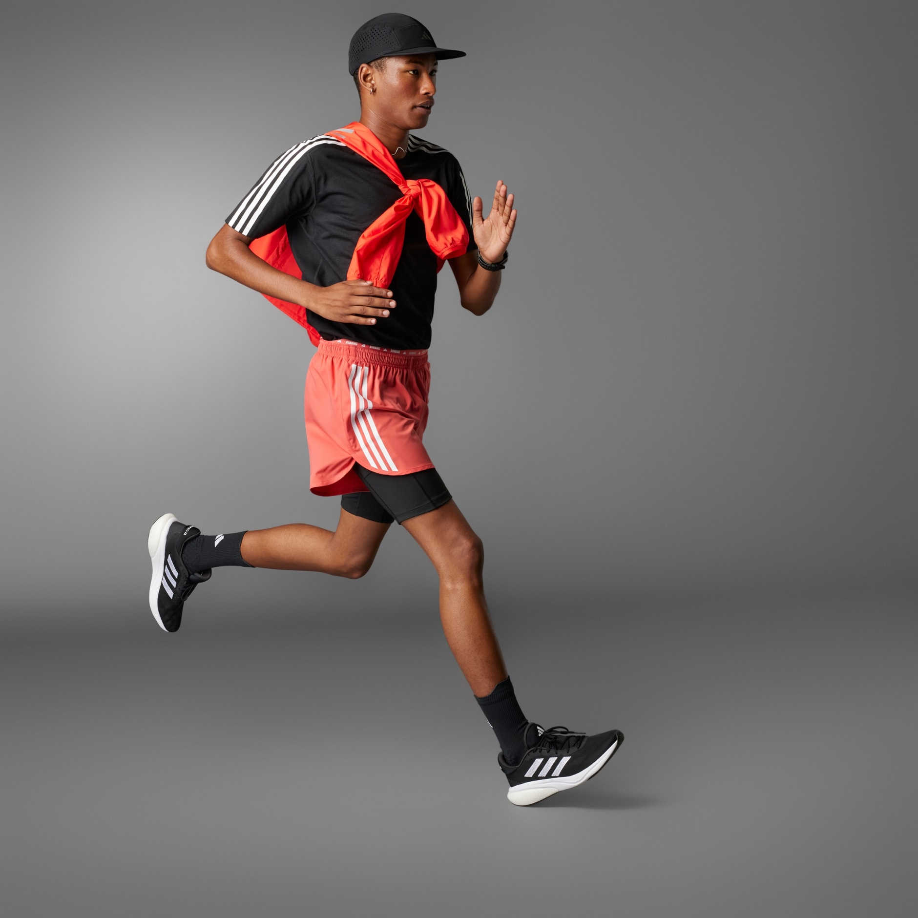 Own the Run 3-Stripes Shorts