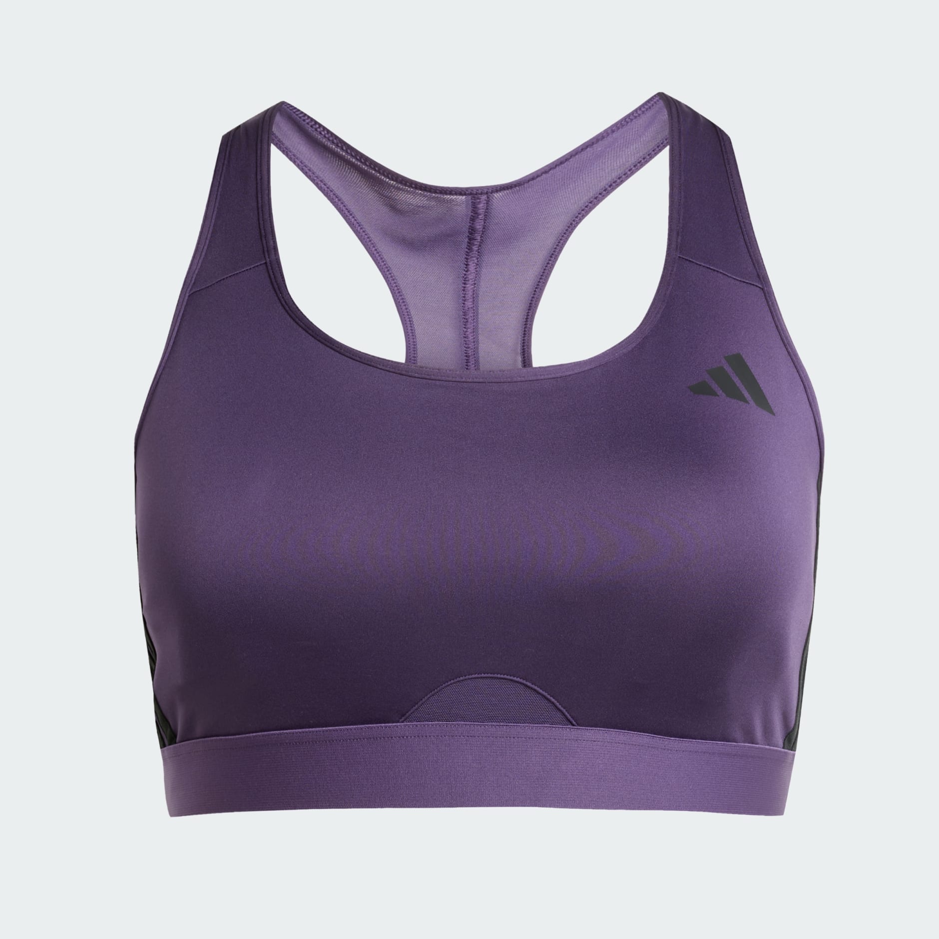 حمالة صدر Powerreact Train متوسطة الدعم ومزيَّنة بالخطوط الثلاثة